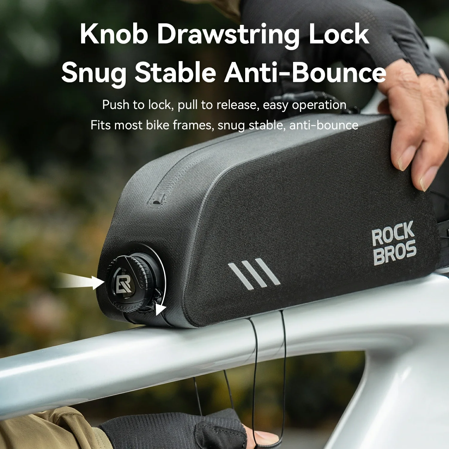 100% Waterproof Bike Frame Bag 0.9L - Image 5