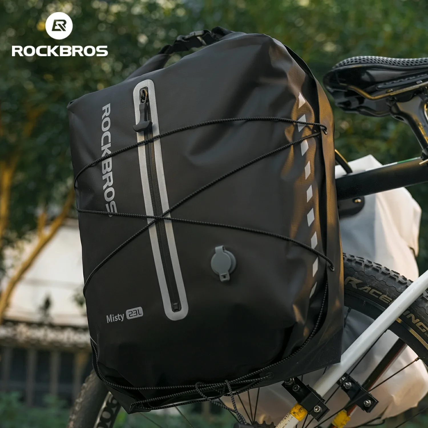 100% Waterproof Bike Rack Bag Lightweight 23L - Image 9