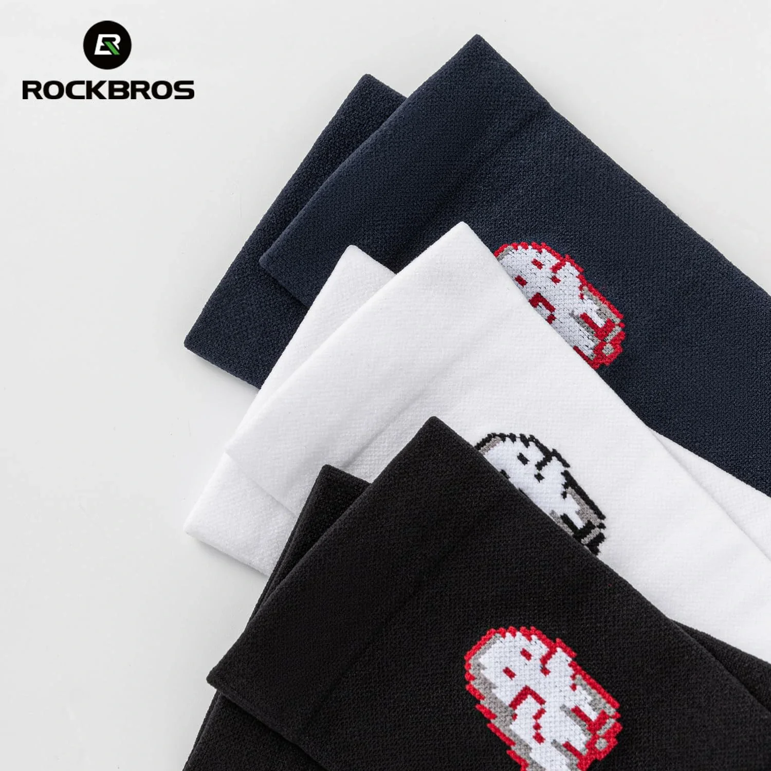 Aerodynamic Cycling Socks with Wear-resistant Hee Wicking Athletic Crew - Image 6