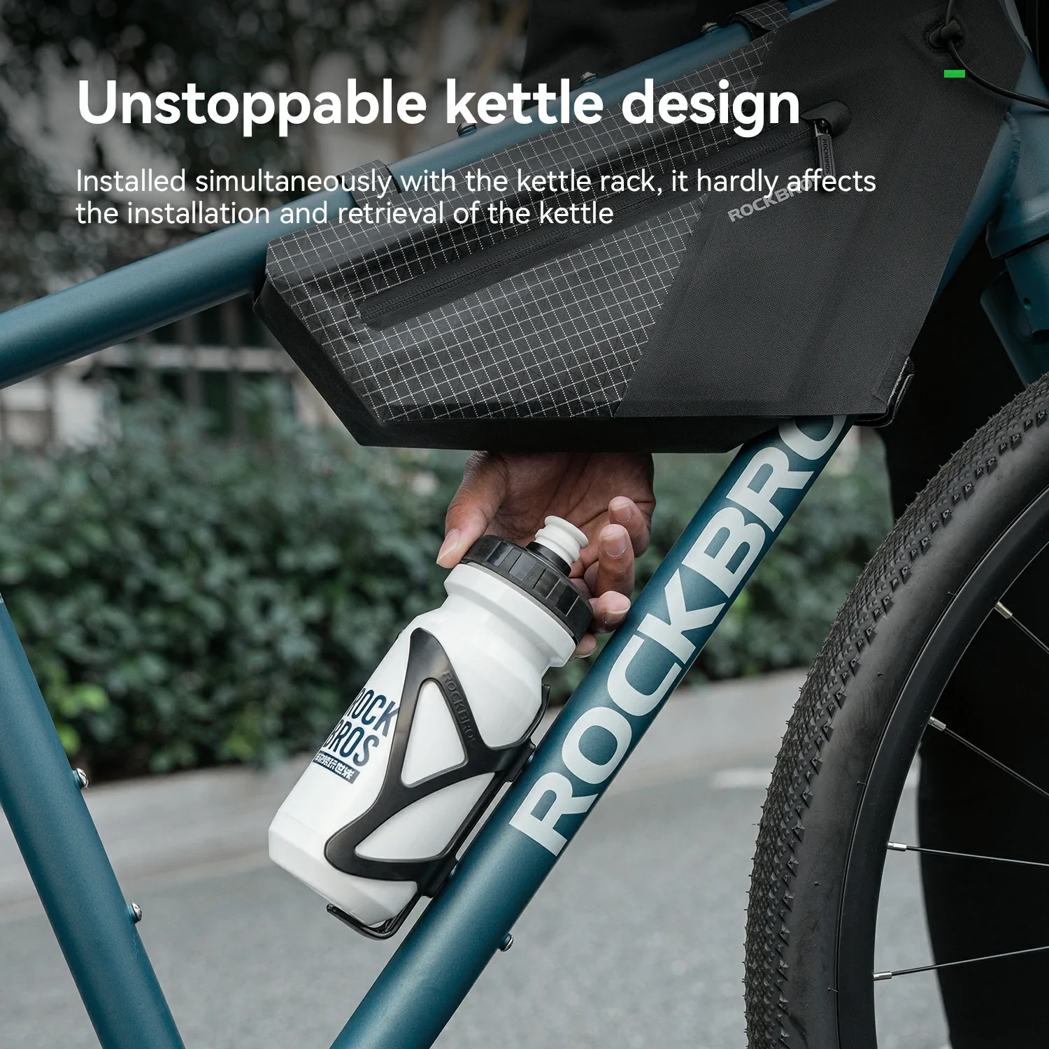 AS-165 100% Waterproof Bike Frame Bag 1.7L - Image 8