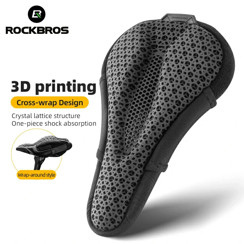 Bike Seat Cover 3D Printed Shock Absorption Cushion Pad - Image 2