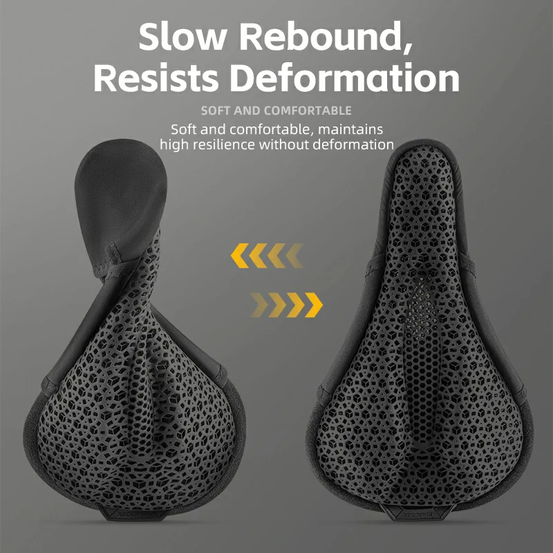 Bike Seat Cover 3D Printed Shock Absorption Cushion Pad - Image 3