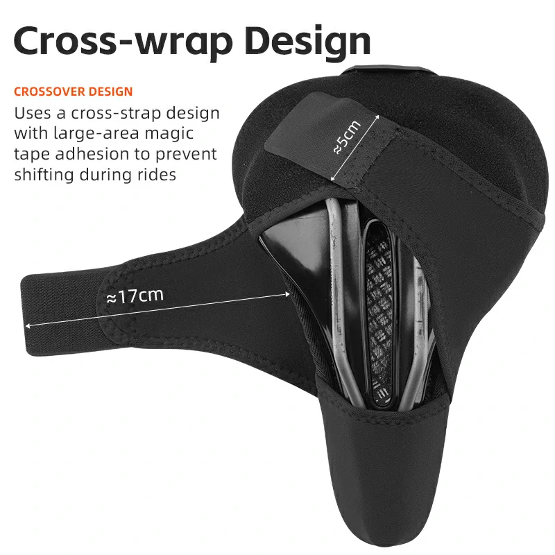 Bike Seat Cover 3D Printed Shock Absorption Cushion Pad - Image 4