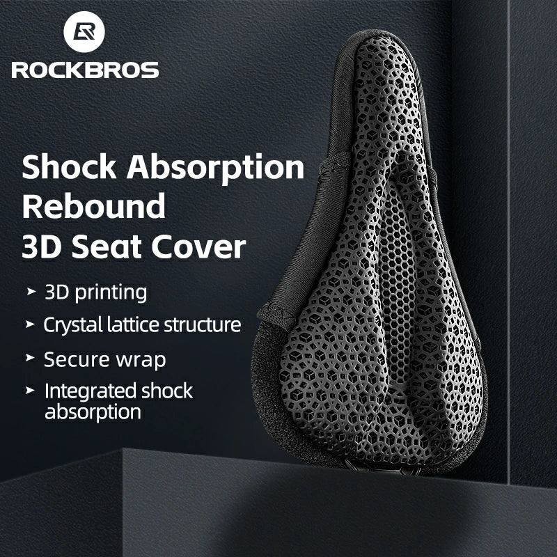 Bike Seat Cover 3D Printed Shock Absorption Cushion Pad - Image 6