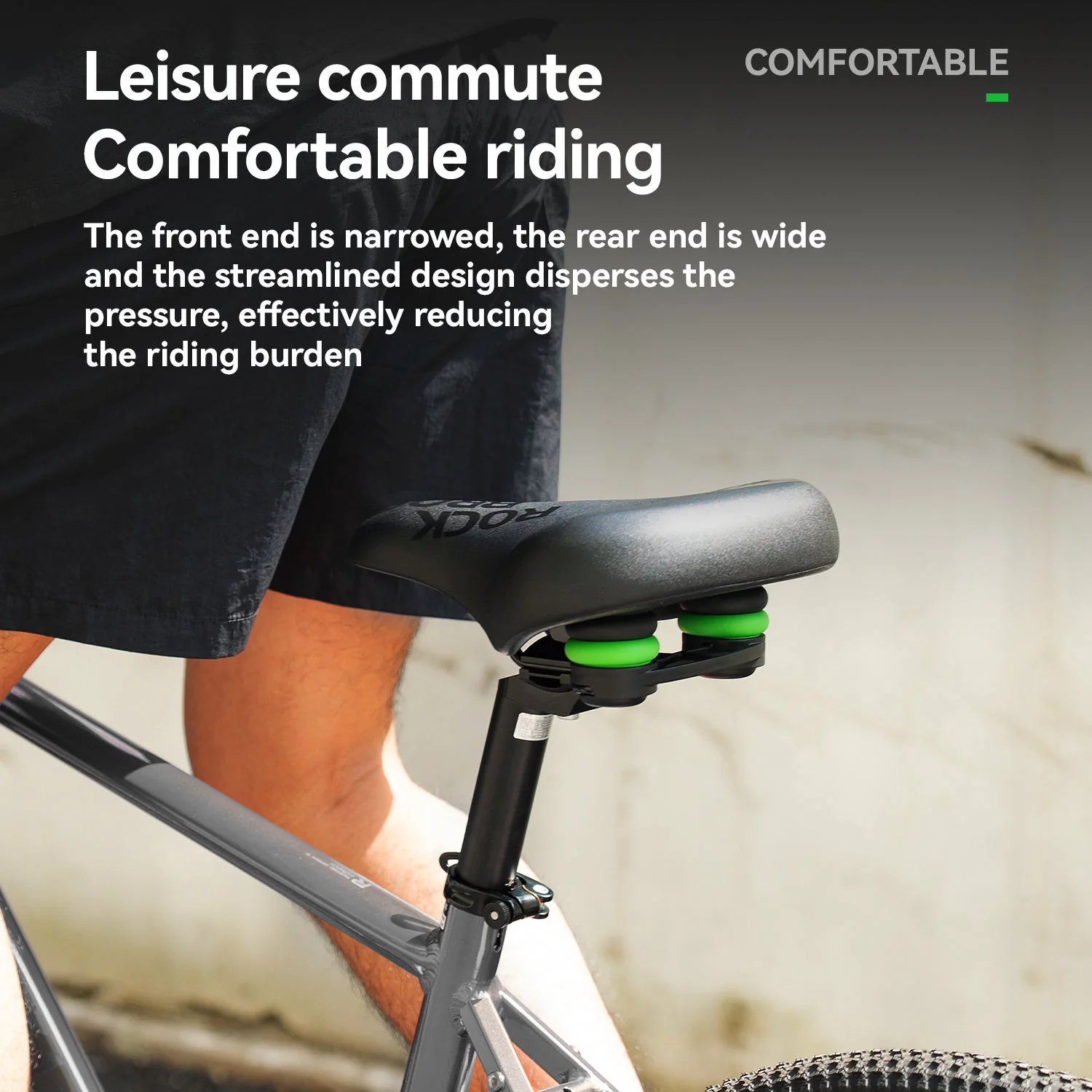 Comfort Bike Saddle Seat For Mountain Bikes with Shock Absorption - Image 6
