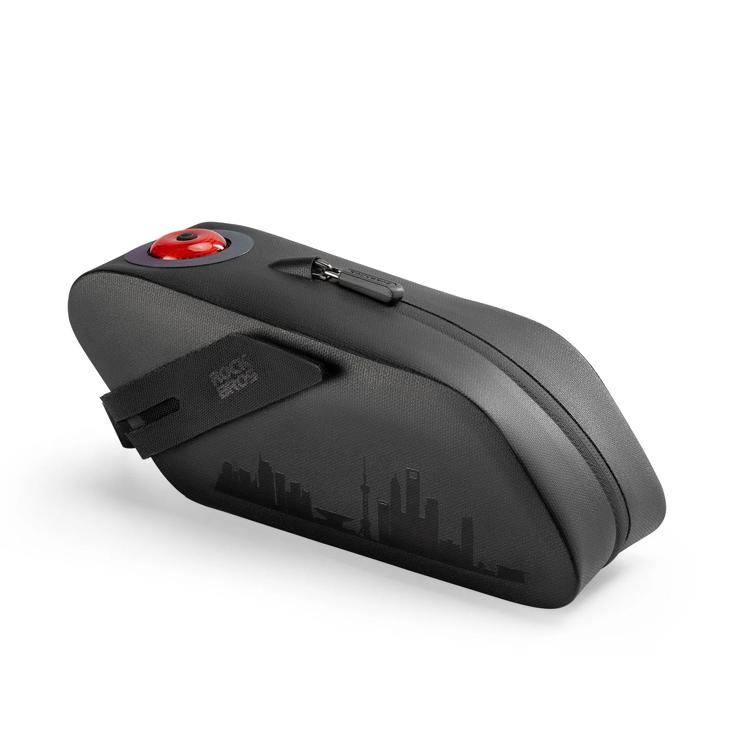 Waterproof Bicycle Tail Bag with Smart Light 0.8L