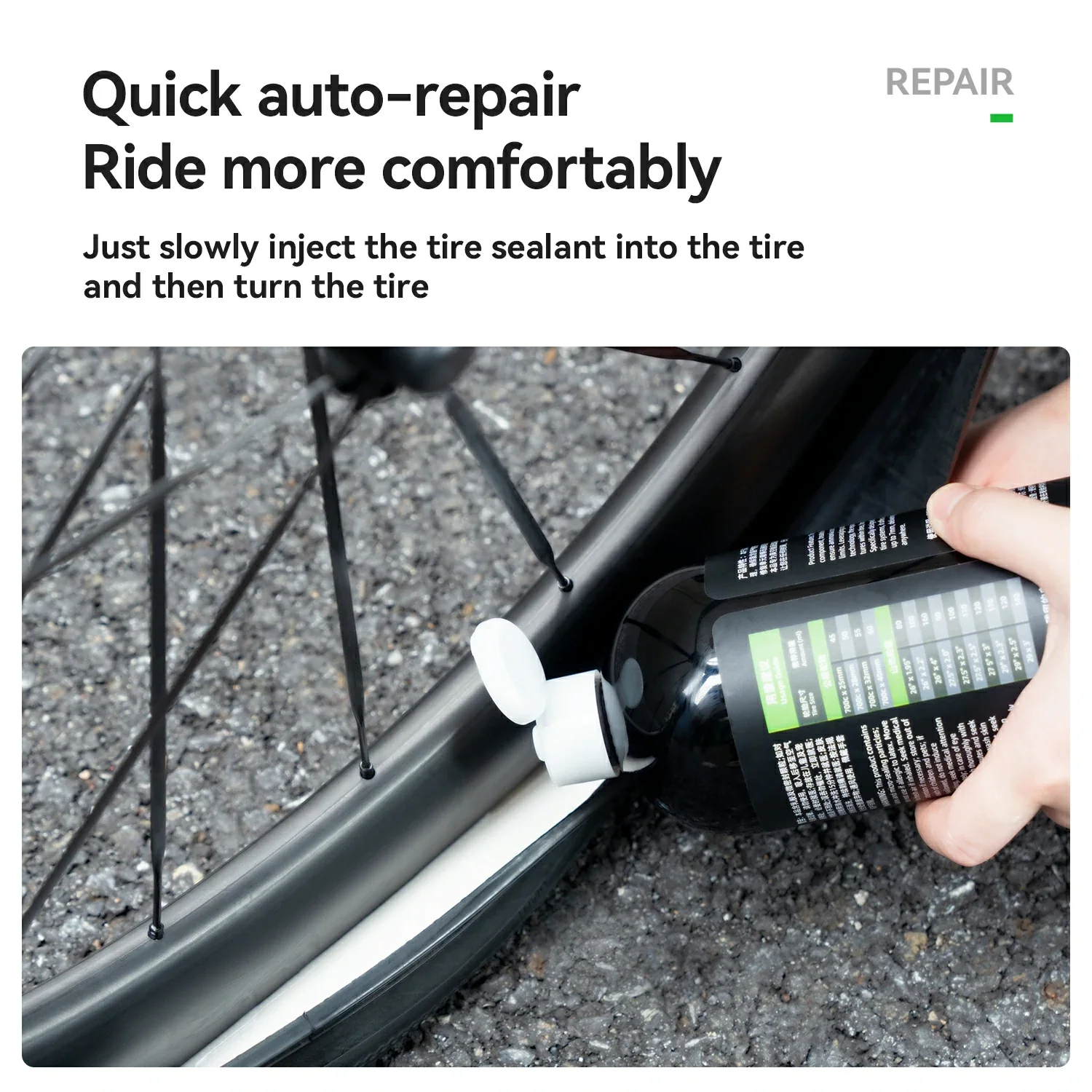 Bicycle Tire Sealant 60ml/1000ml - Image 11