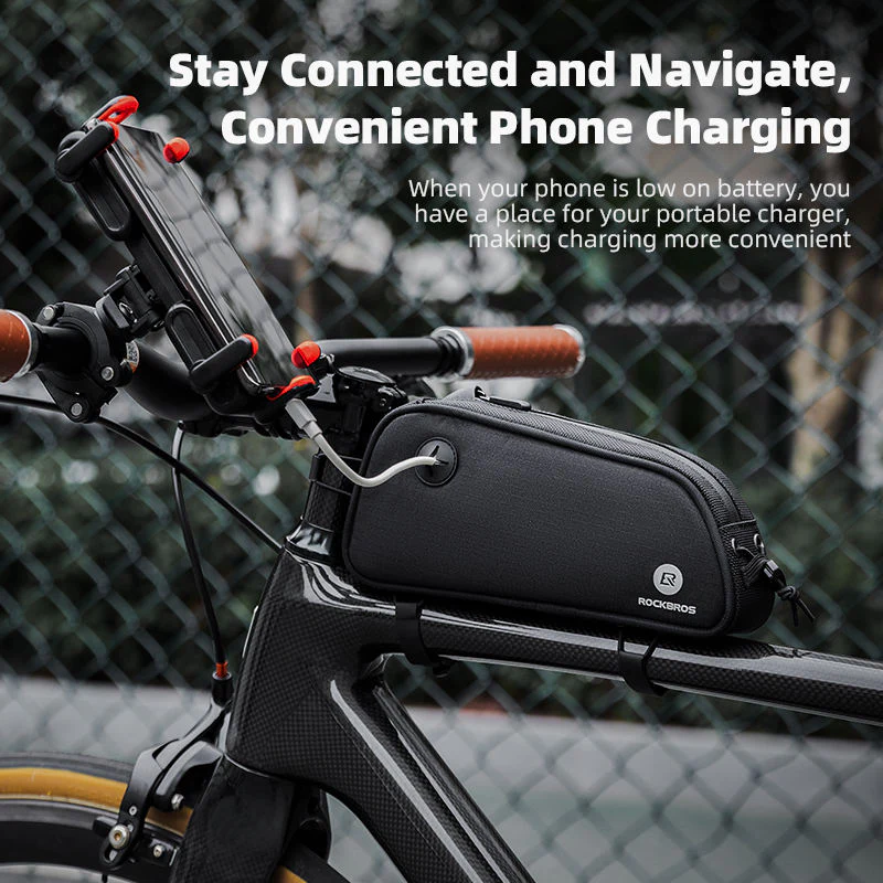 1.3L Bicycle Top Tube Frame Bag - Image 3
