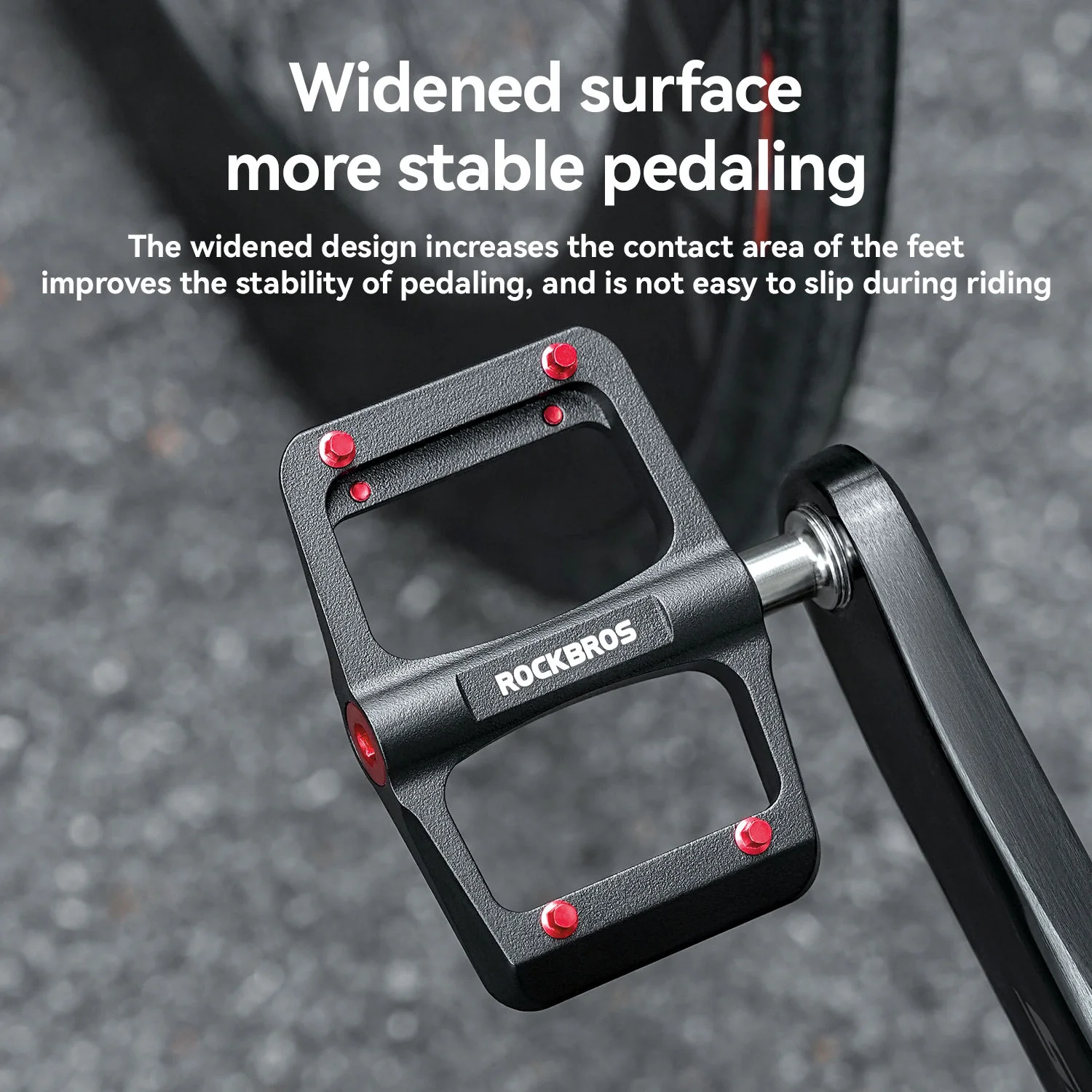 Titanium Axle & Magnesium Alloy 3-Bearing Bike Pedals - Image 5