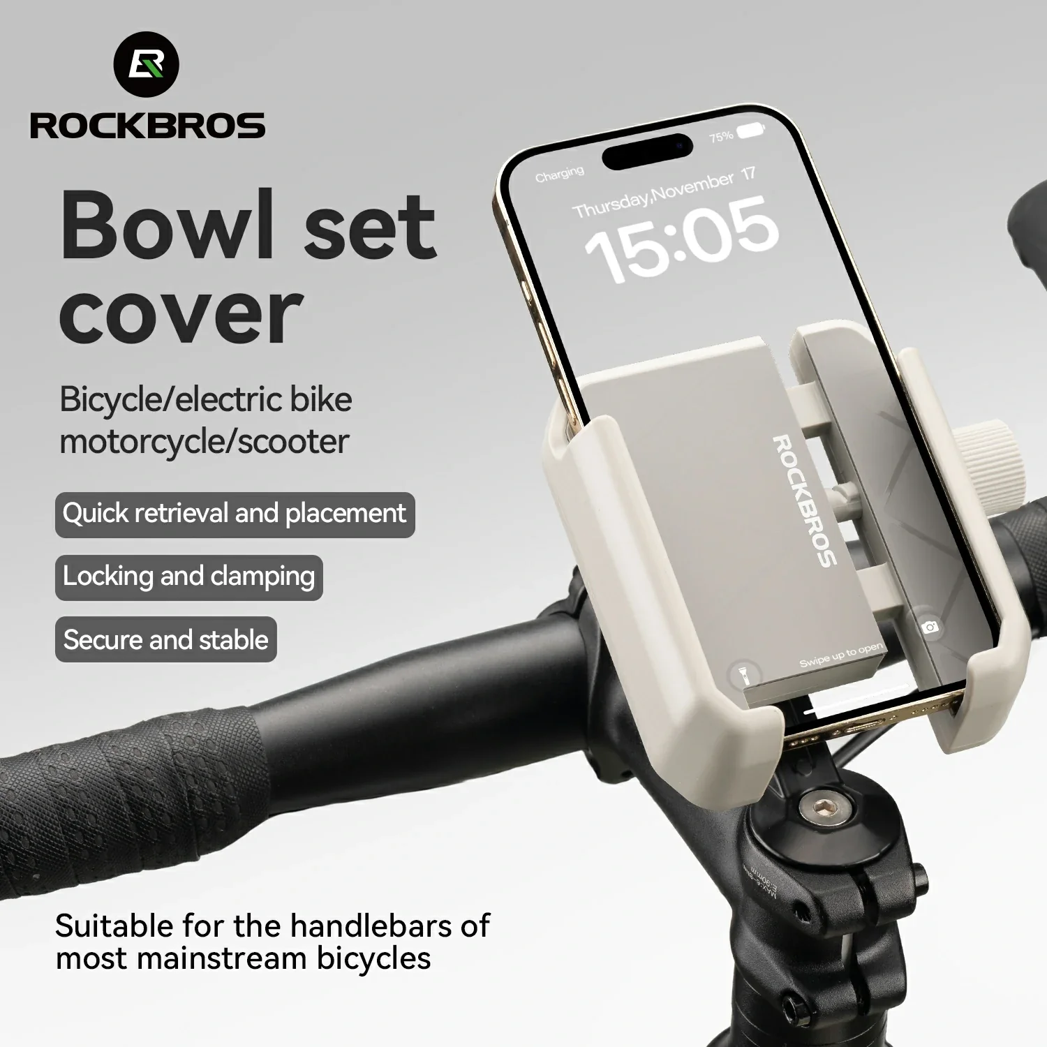 Bike Phone Holder Half Wrap Anti-Overload for 4.7-7.2'' - Image 34