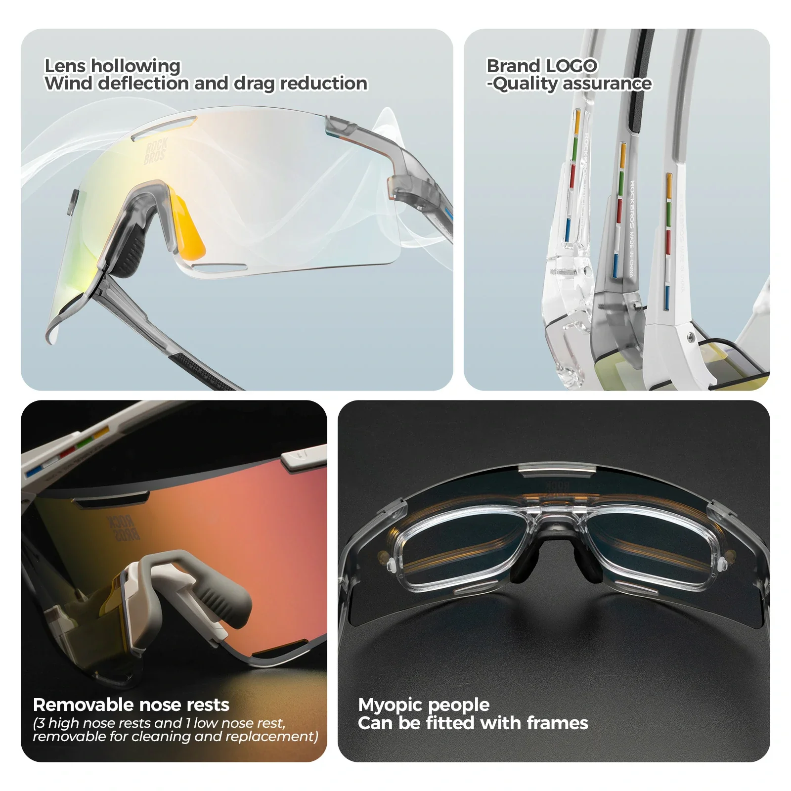 Boundless Sports Sunglasses with 3 Interchangeable Lenses - Image 21
