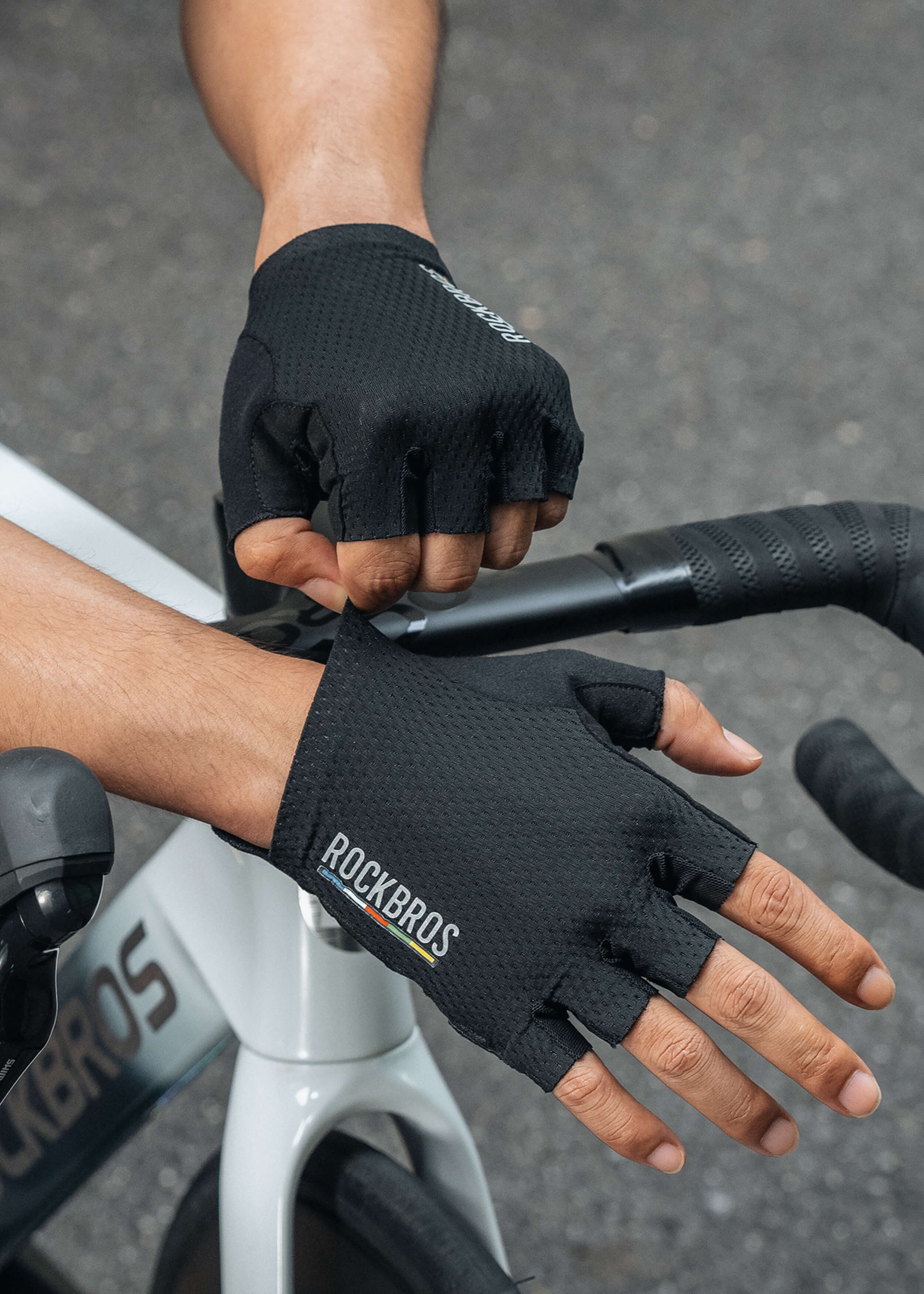 Breathable Anti-Slip Half Finger Cycling Gloves | ROAD TO SKY - Image 6