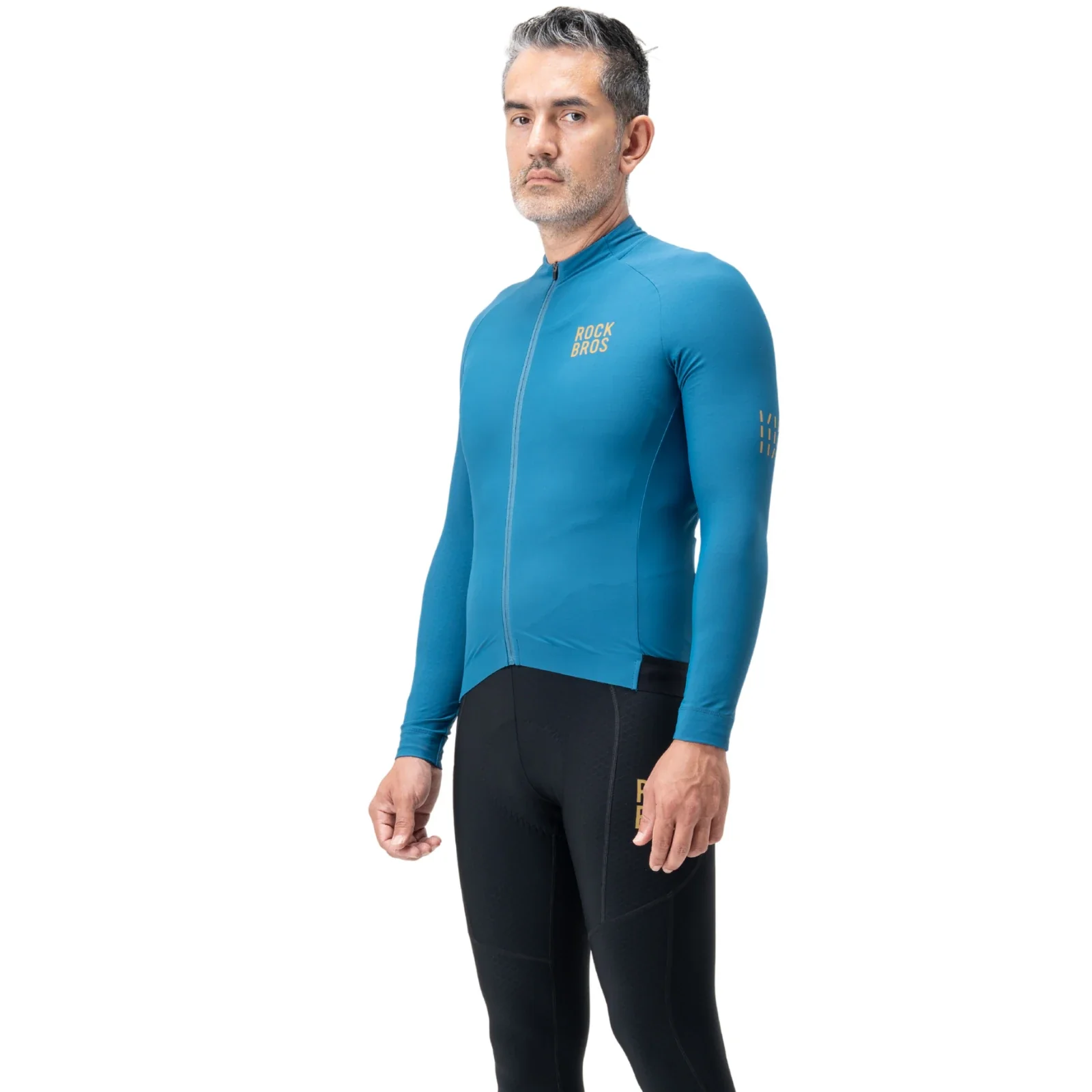 Men's Thermal Cycling Jersey for 43–64°F | Fleece Lined | Diamond - Image 4