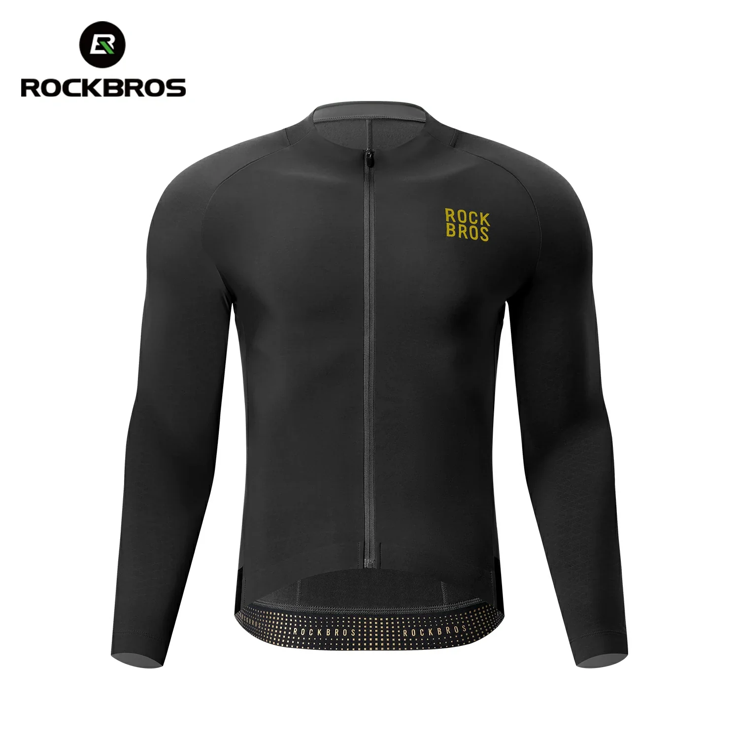 Men's Thermal Cycling Jersey for 43–64°F | Fleece Lined | Diamond - Image 9