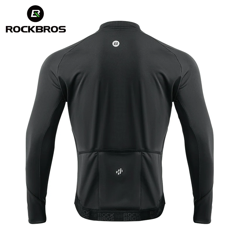 Cycling Long Sleeve Fleece Jersey for 32°F–50°F - Image 3