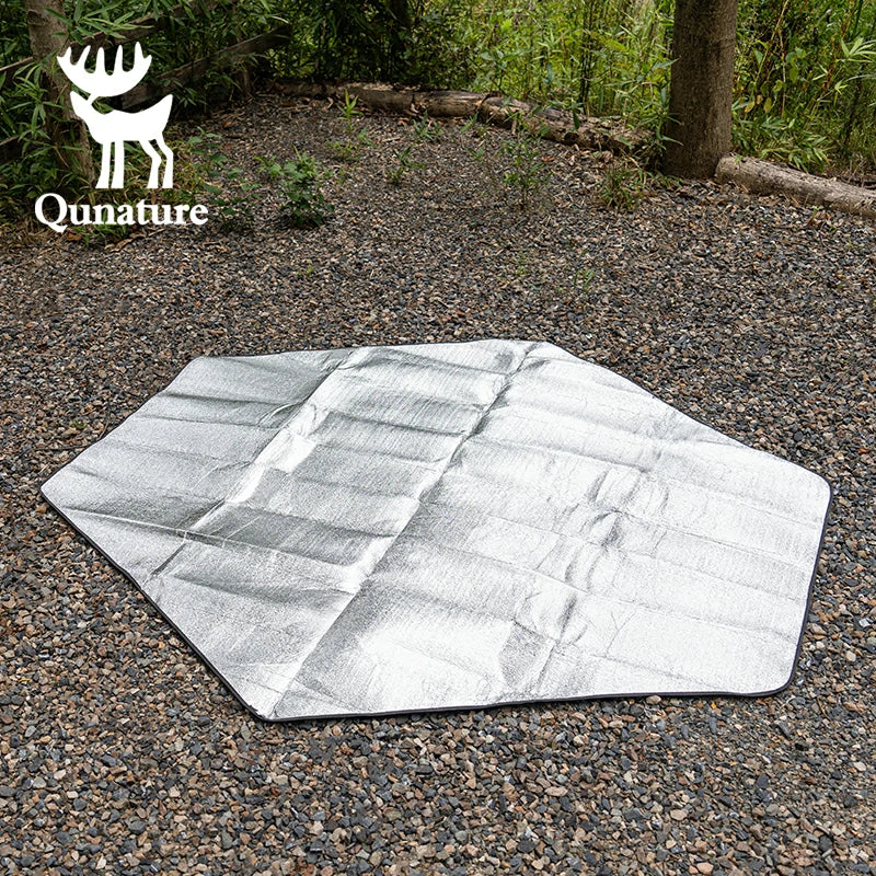 Qunature Double-Sided Aluminum Picnic Tent Mat Waterproof Camping Pad - Image 6