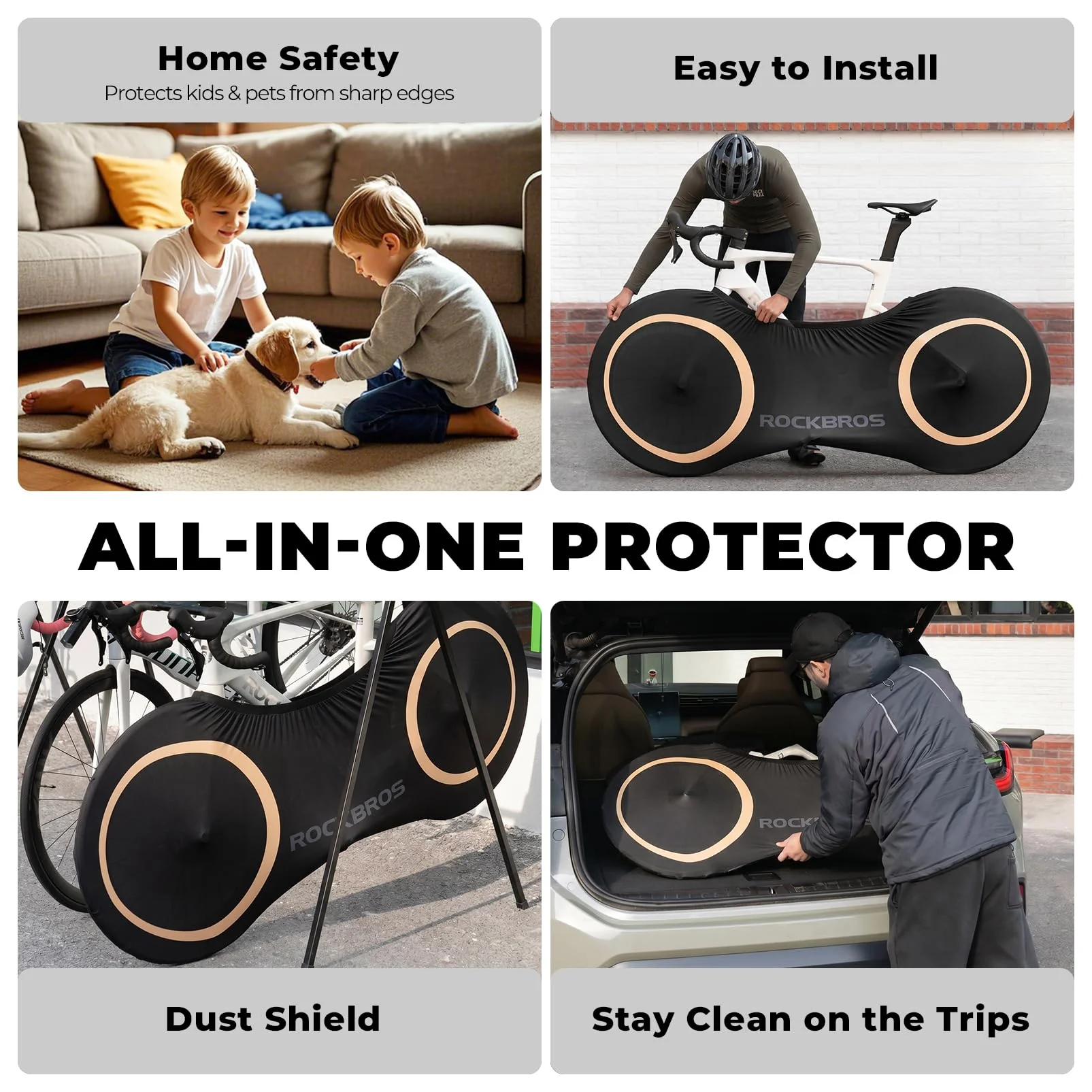 Bike Wheel Cover for 24-29” 700c Mountain Bikes - Image 25