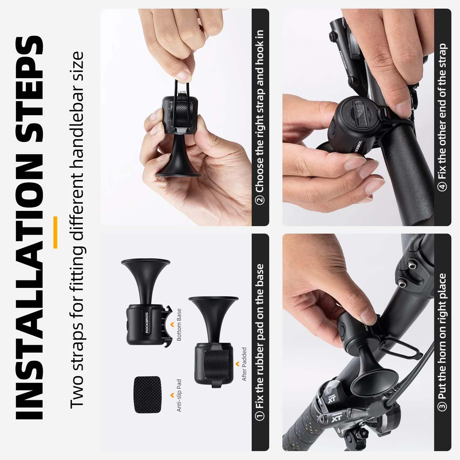 Electric Bike Horn 120dB IPX4 Waterproof for Ebike Scooter - Image 8