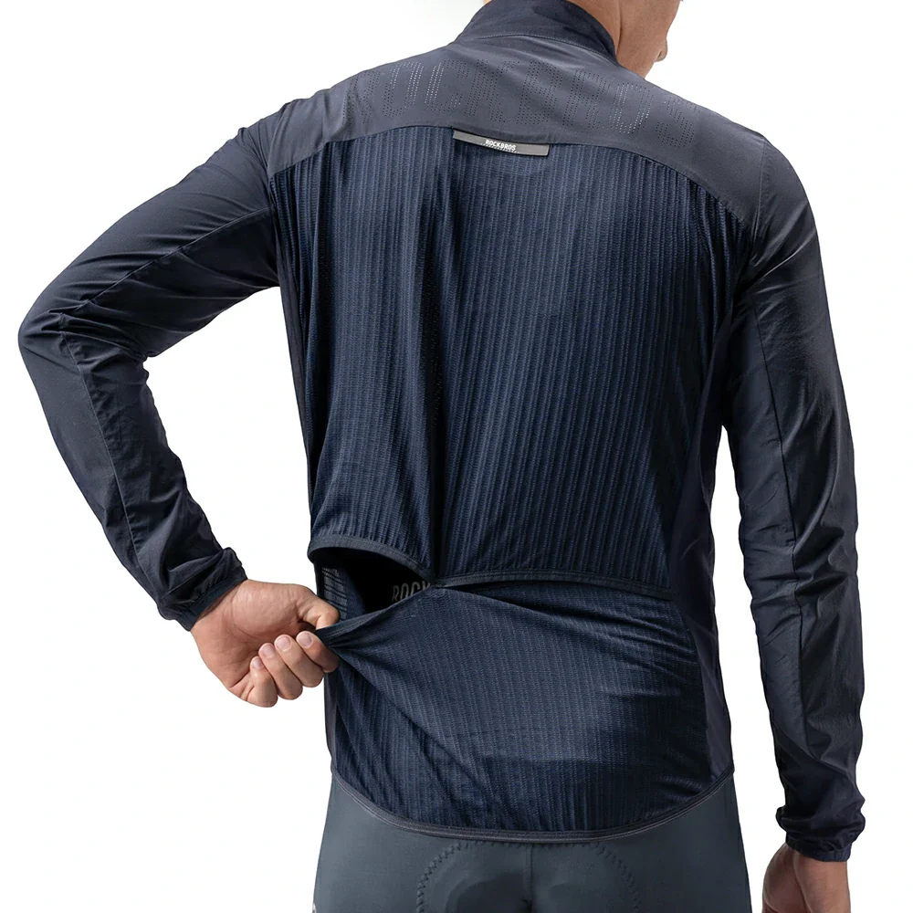 Foldable Windproof Cycling Jacket UV Protection for 50–77 °F - Image 9