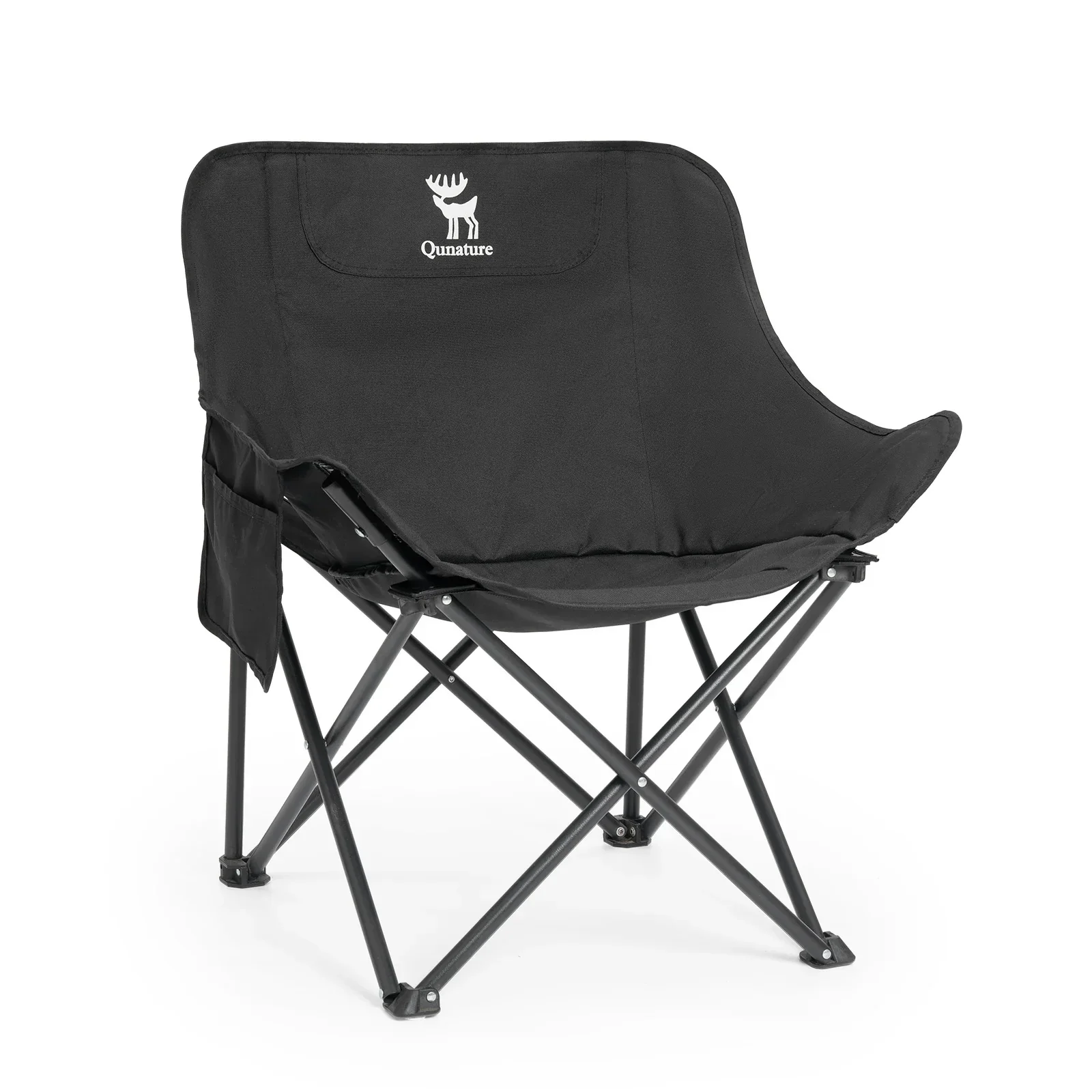 Qunature Folding Carbon Steel Camping Chair - Adult & Kids Sizes - Image 3