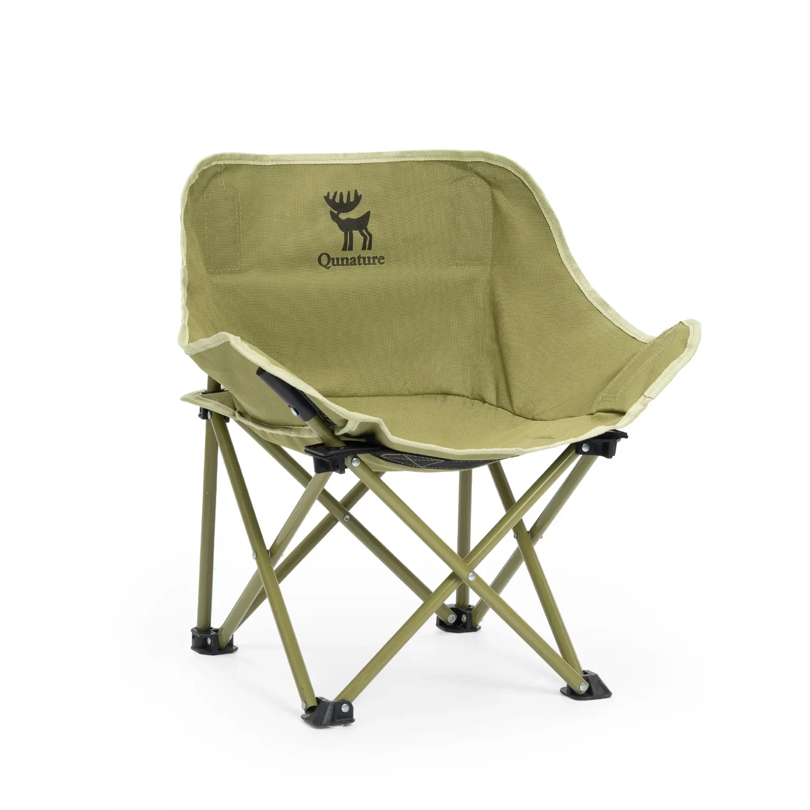 Qunature Folding Carbon Steel Camping Chair - Adult & Kids Sizes - Image 5