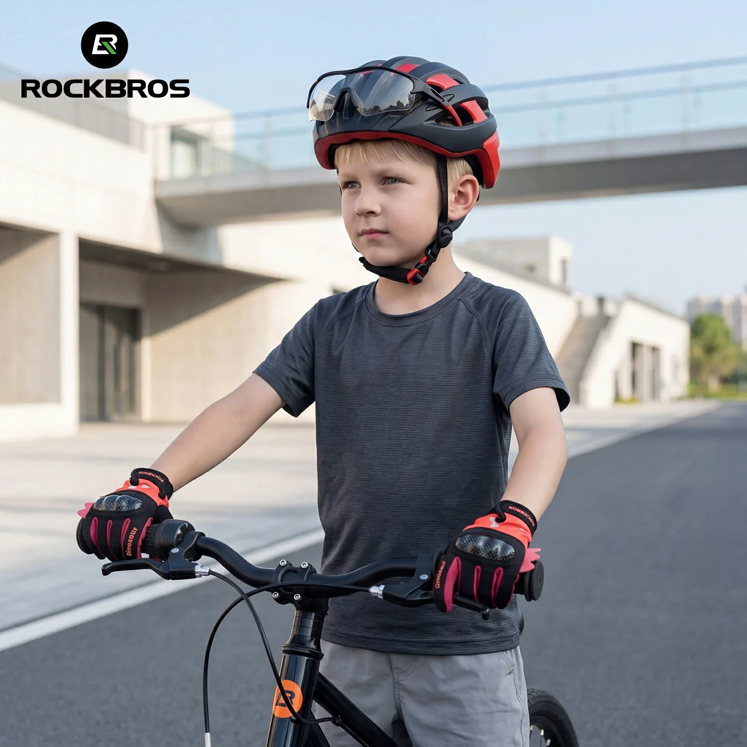 Kids Full Finger Gloves with Hard Shell Protection - Image 10