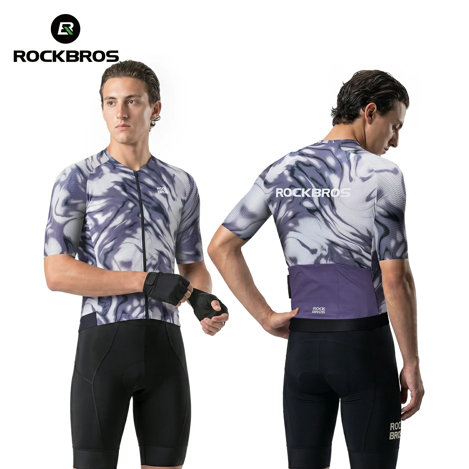 Men's Cycling Jersey Short Sleeve Breathable Quick Dry - Image 9