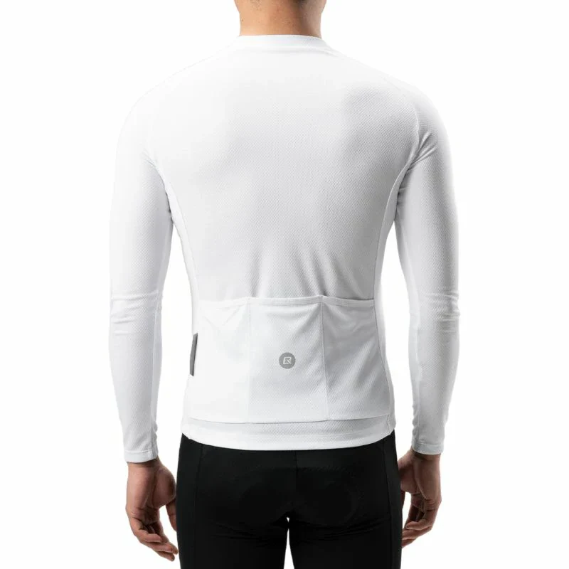 Men’s Summer Long Sleeve Cycling Jersey – Mesh Half-Zip - Image 24