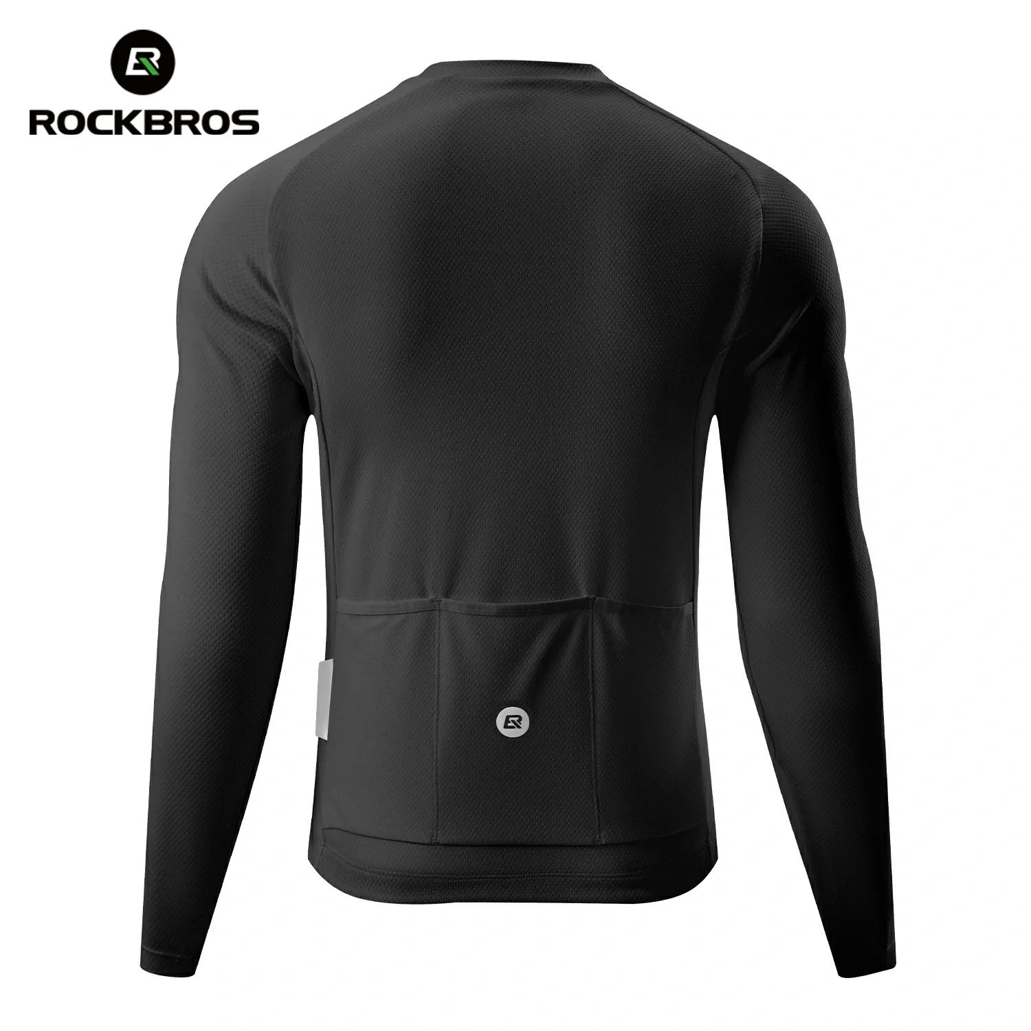 Men’s Summer Long Sleeve Cycling Jersey – Mesh Half-Zip - Image 3