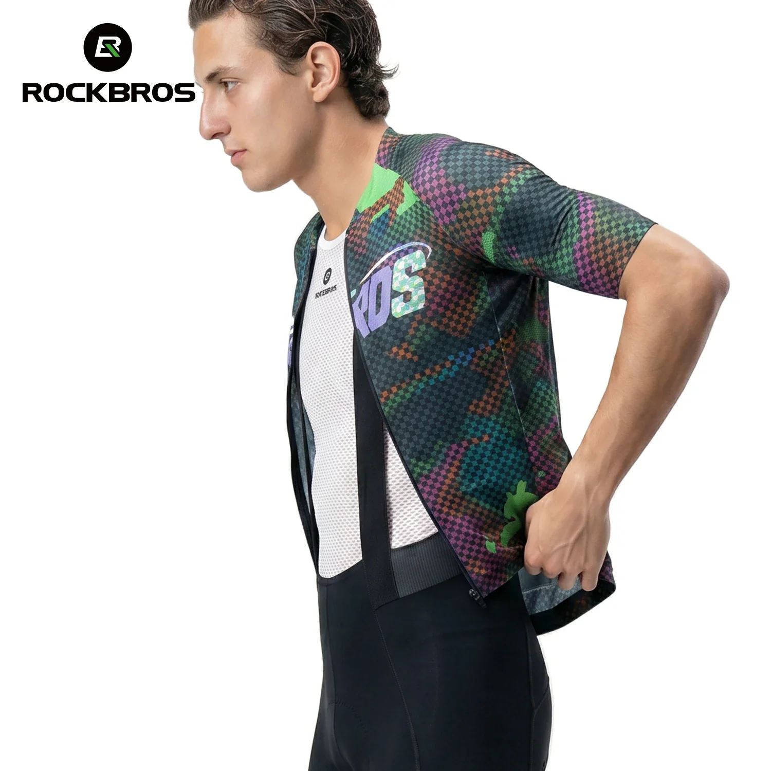 Men's Short Sleeve Cycling Jersey Reflective Quick-Dry Breathable - Image 10