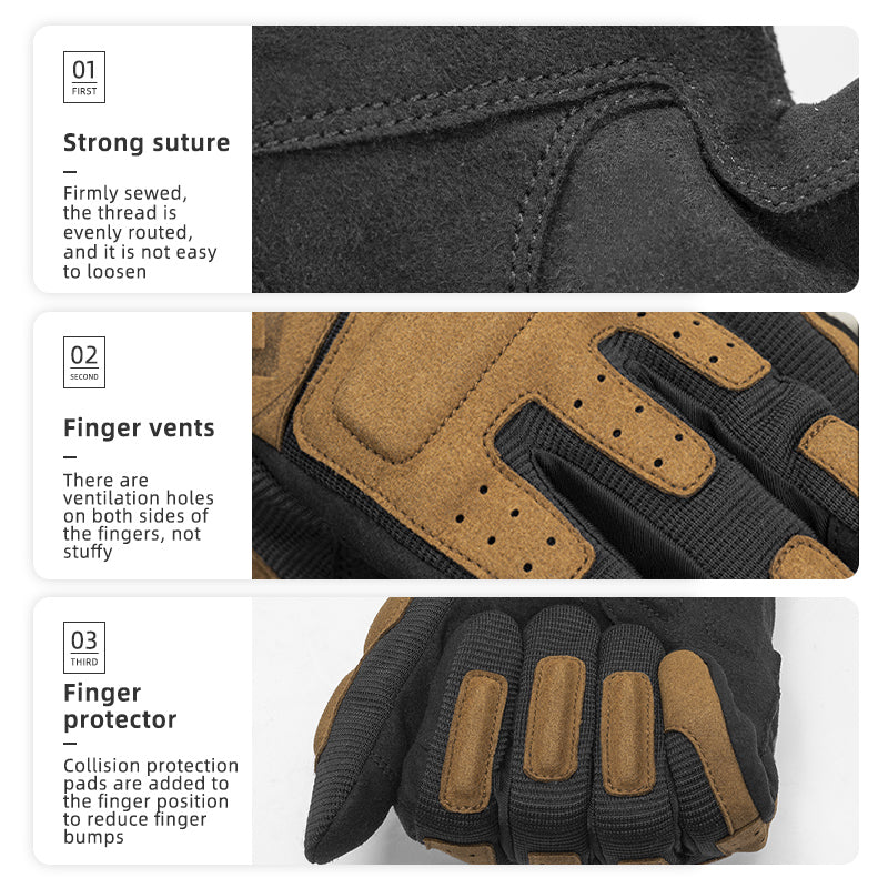 Motorcycle Full-Finger Gloves - Image 4