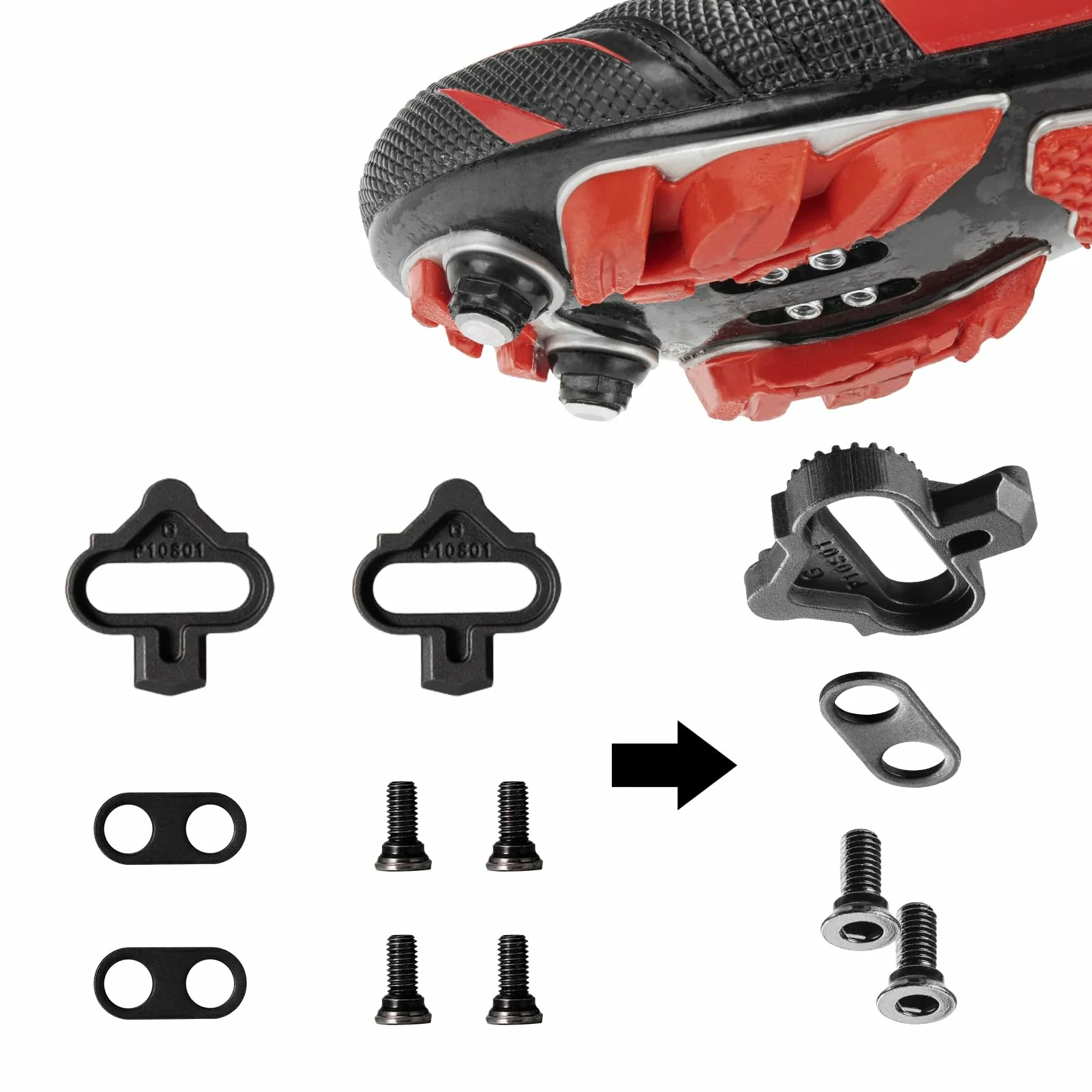 Mountain Bike Pedals Platform clipless pedal Compatible with SPD - Image 3