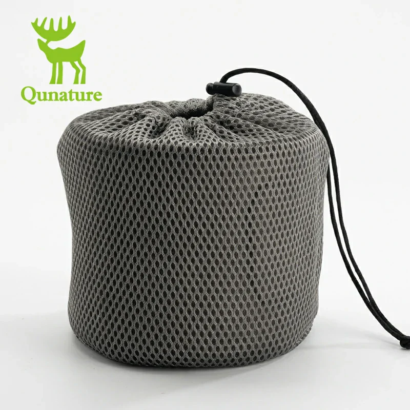 Qunature 1100ml Pure Titanium Camping Cup with Foldable Handle Lightweight - Image 5