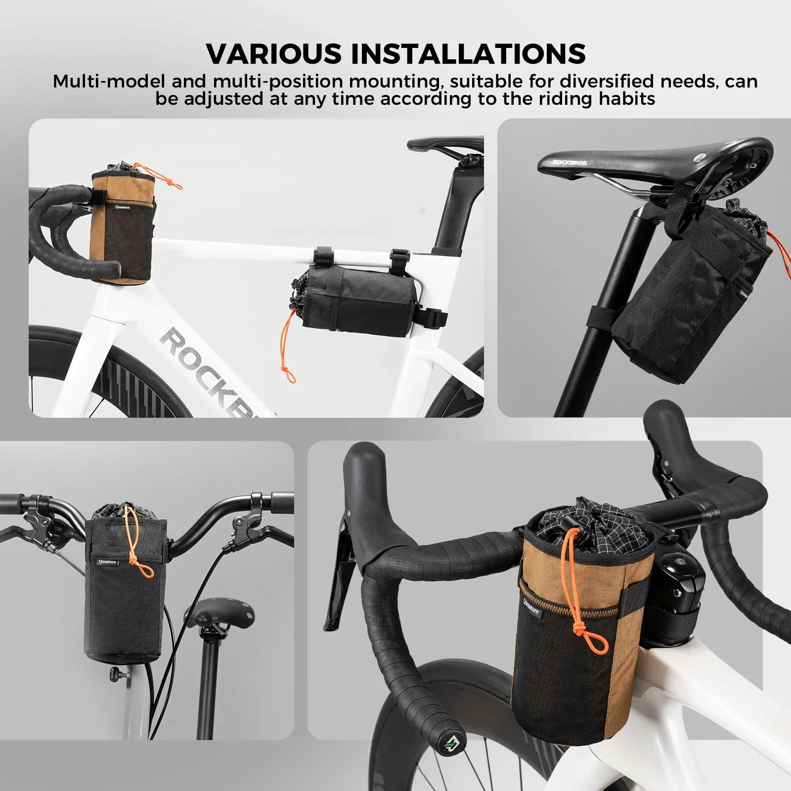 Qunature Bikepacking Water bottle bag - Image 12