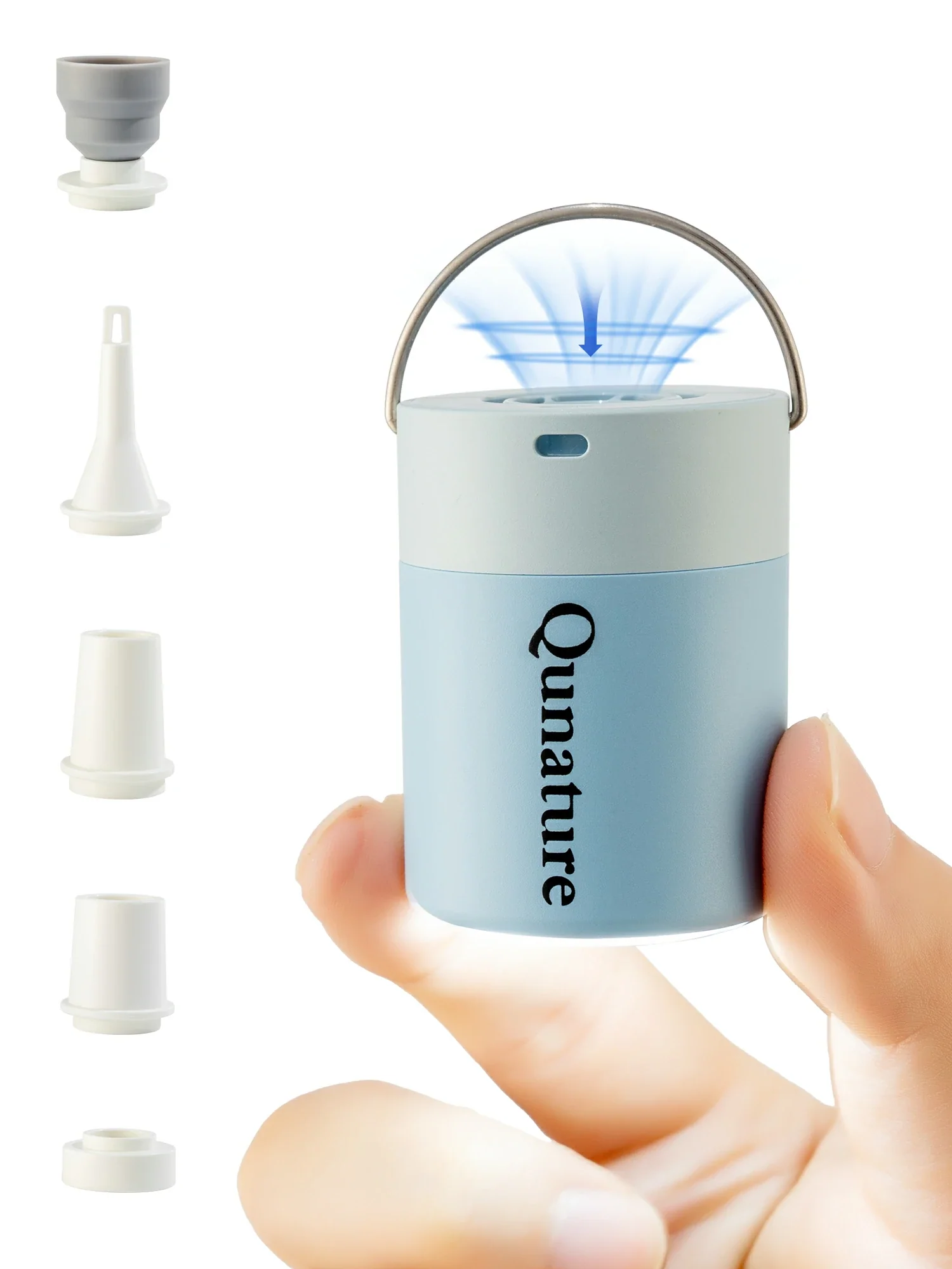 Qunature Mini Electric Pump 1500mAh for Air Bed Mattress,Pool Floats,Swimming Ring,Vacuum Storage Bags - Image 15