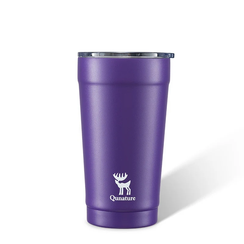 Qunature Stainless Steel Coffee Cup 480ml - Image 4