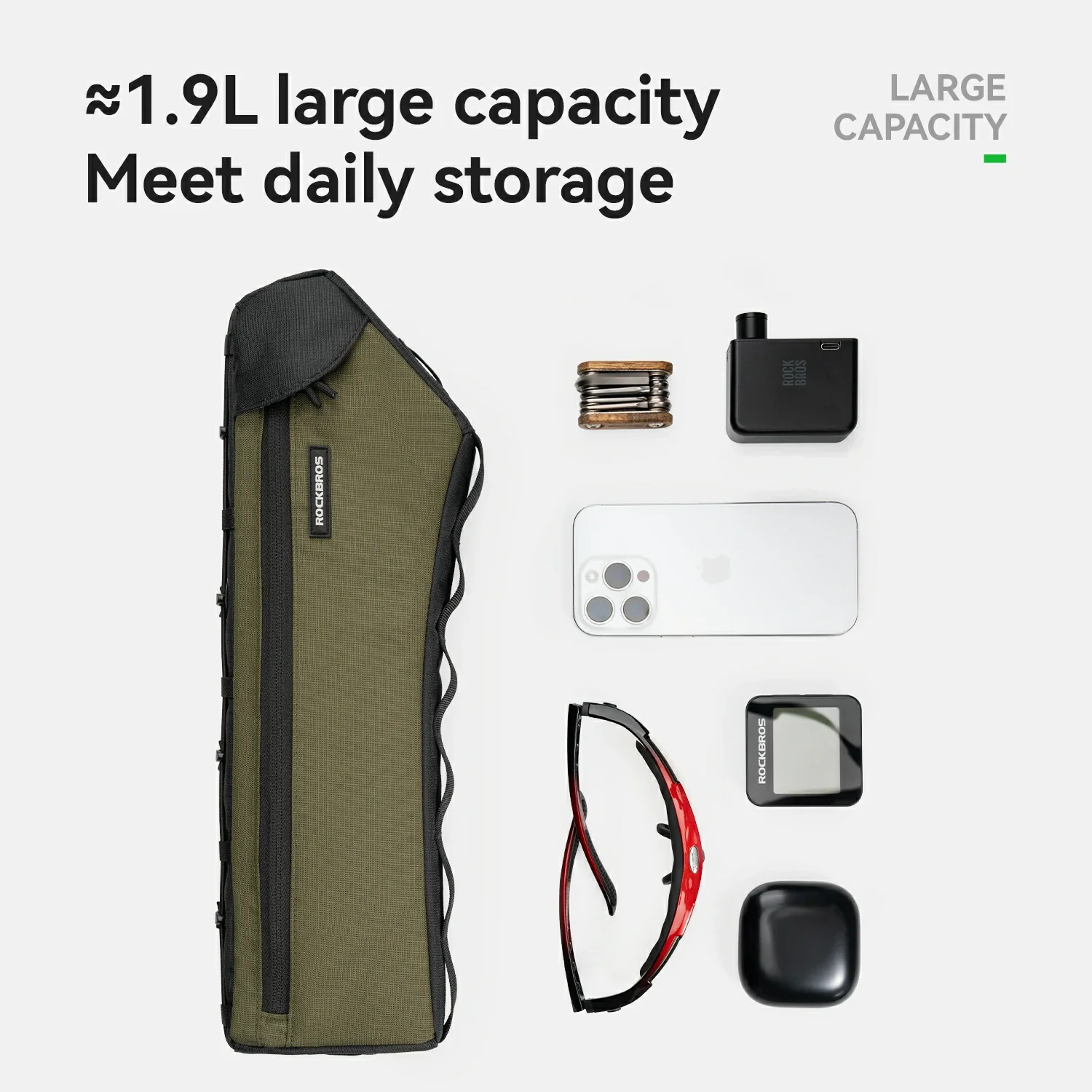 VERDANT REST Bike Triangle Bag 1.9L - Image 2