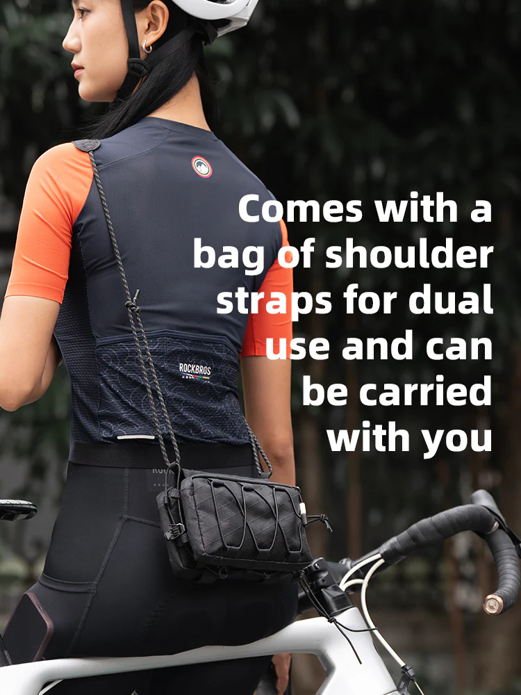 ROCKBROS 1L Bicycle Tube Bag - Dual Storage & Portable Shoulder Bag - Image 9