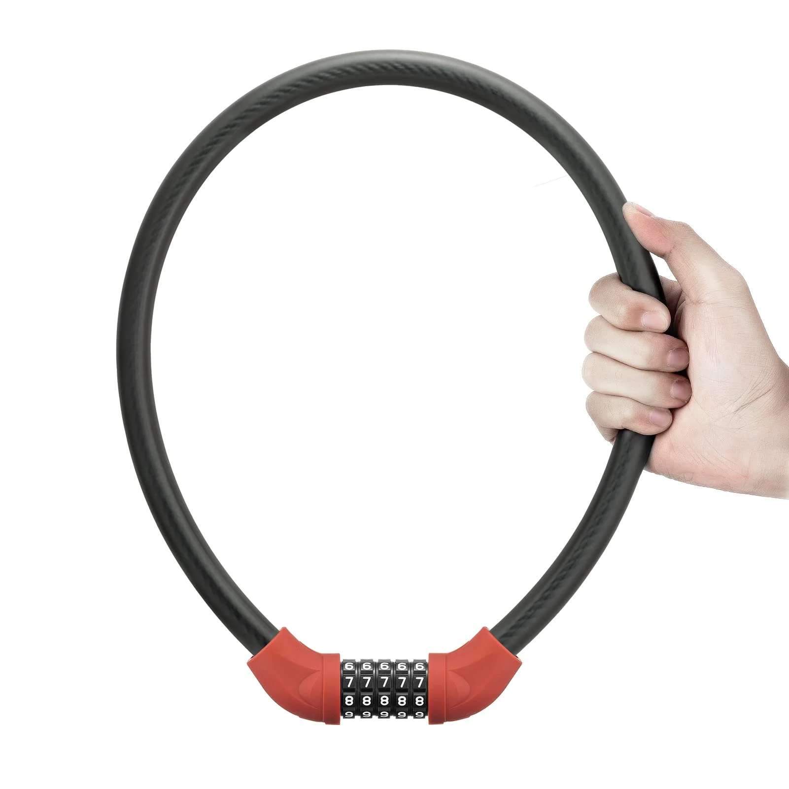 ROCKBROS 5-Digit Bike Cable Lock, Lightweight Portable Combination Lock - Image 22