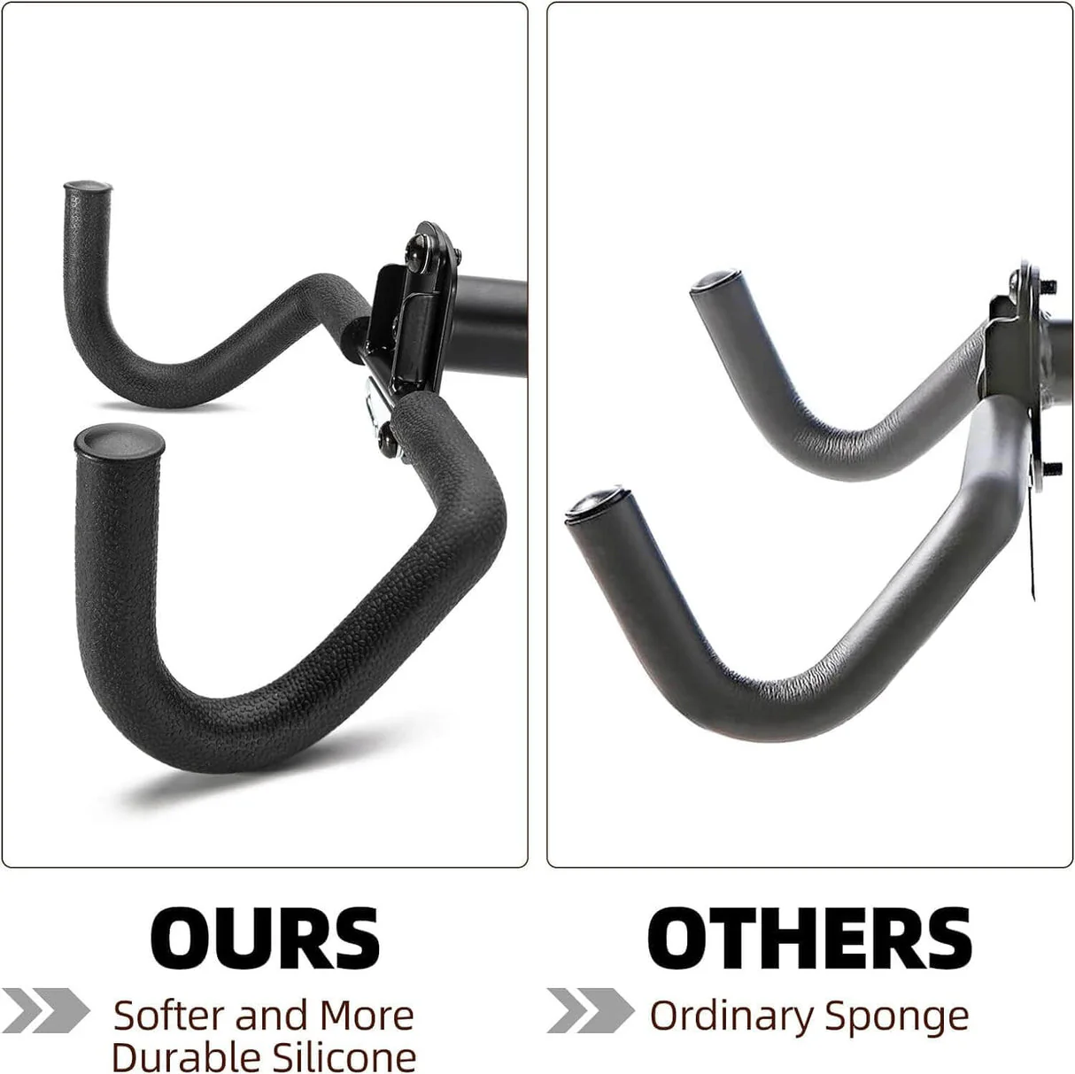 ROCKBROS Wall-Mounted Bike Holder 33 lb Capacity - Image 4
