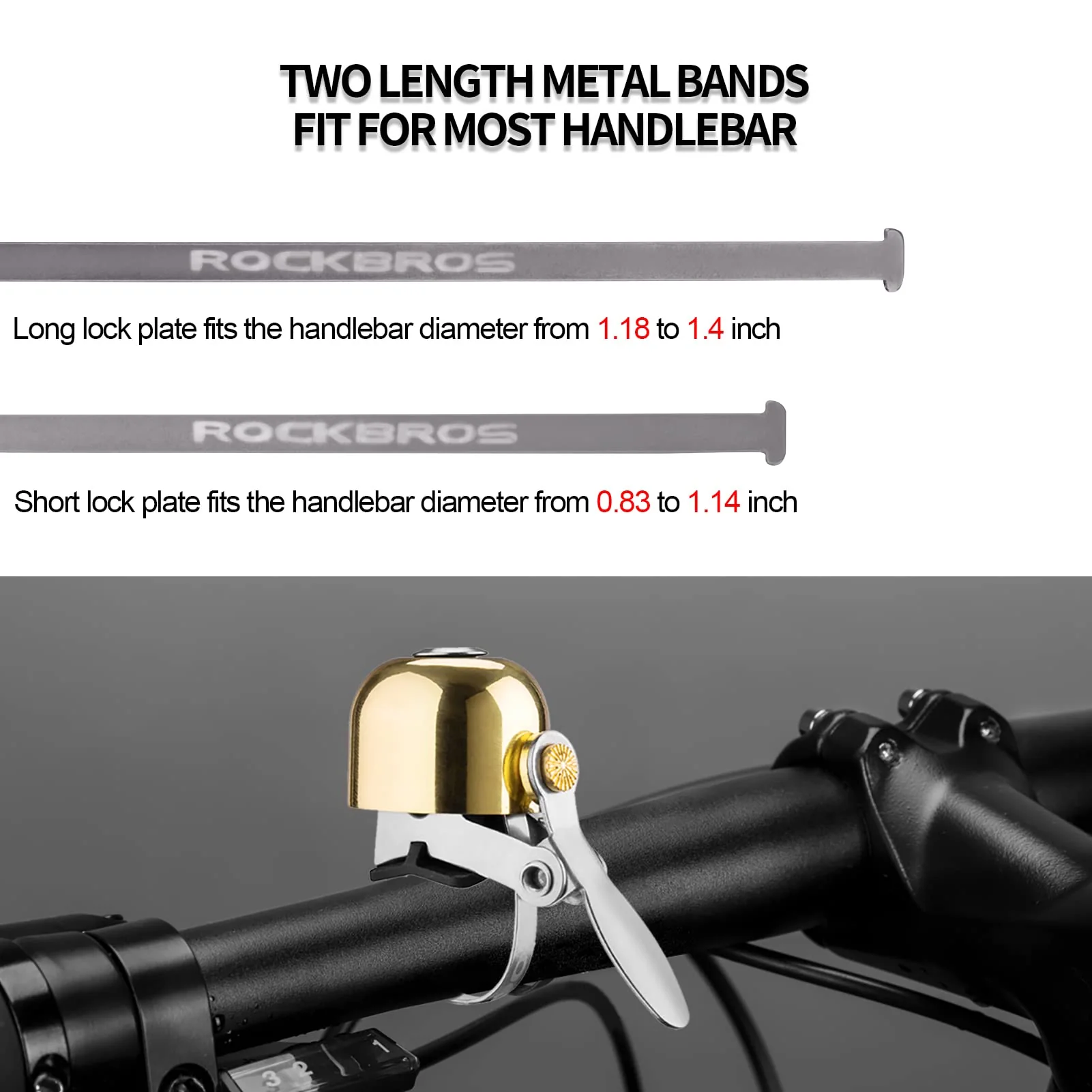 ROCKBROS Bike Classic Bicycle Bell Loud Sound Bells - Image 29