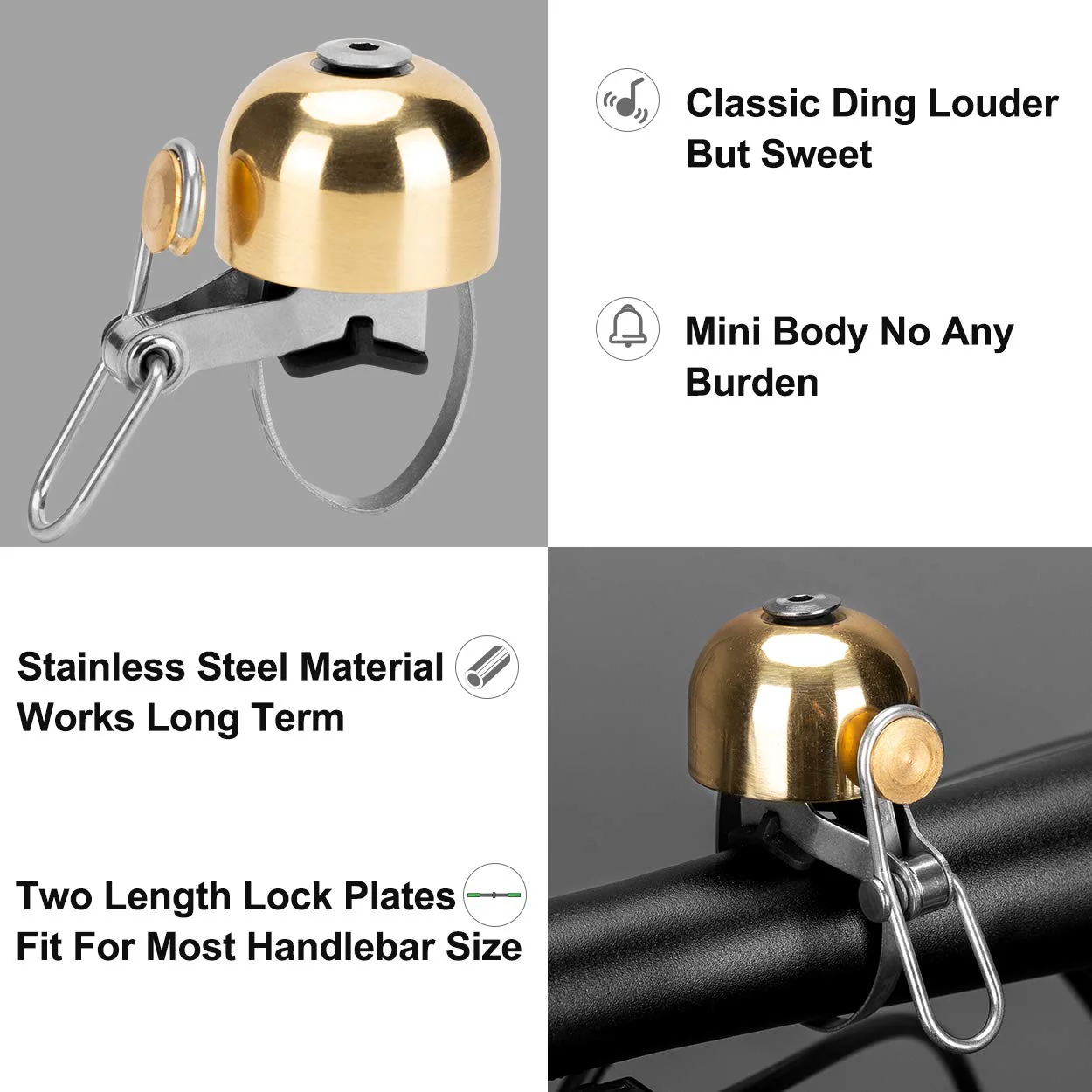 ROCKBROS Bike Classic Bicycle Bell Loud Sound Bells - Image 30