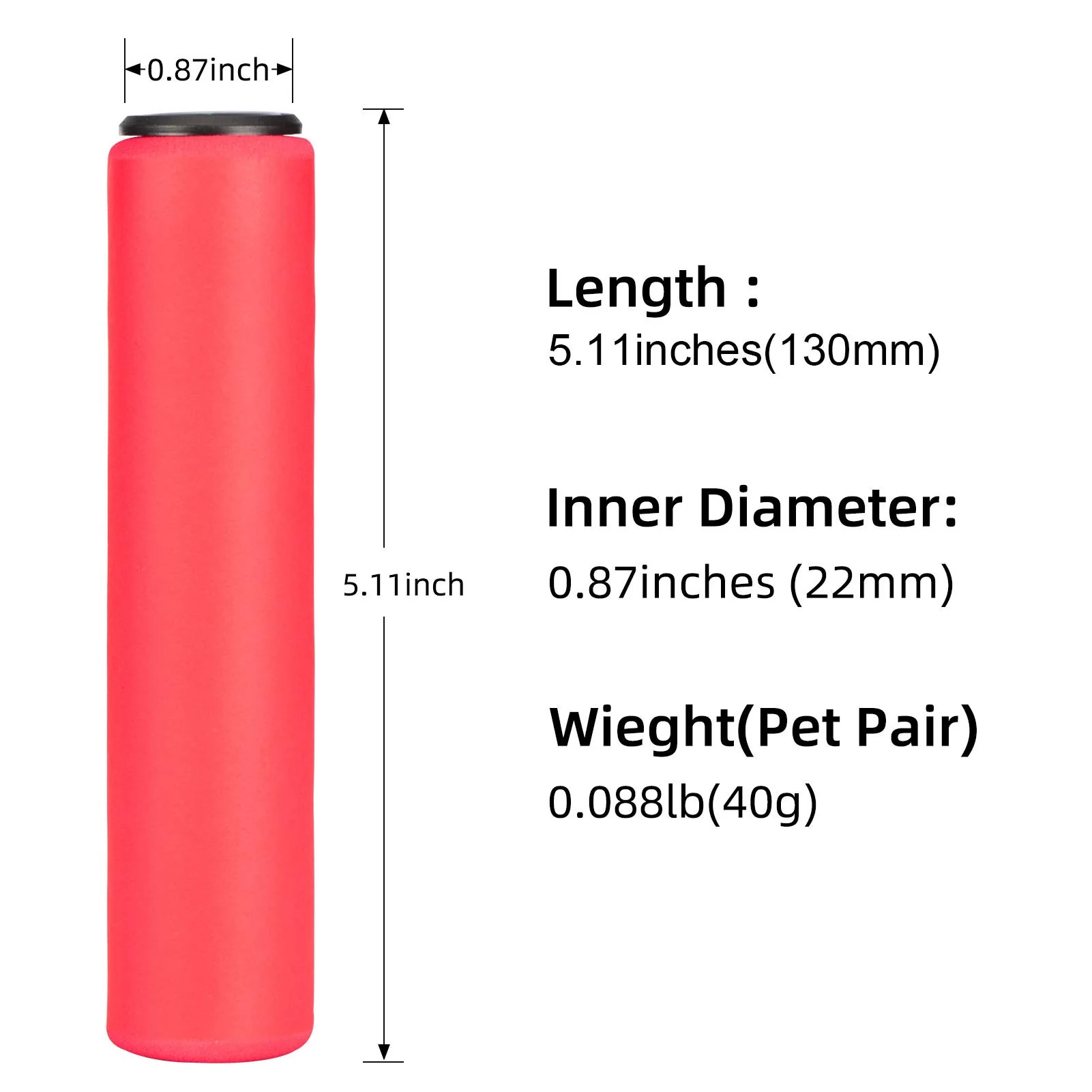 ROCKBROS Bike Foam Comfortable Shock Absorption Bike Handlebar Grips - Image 19