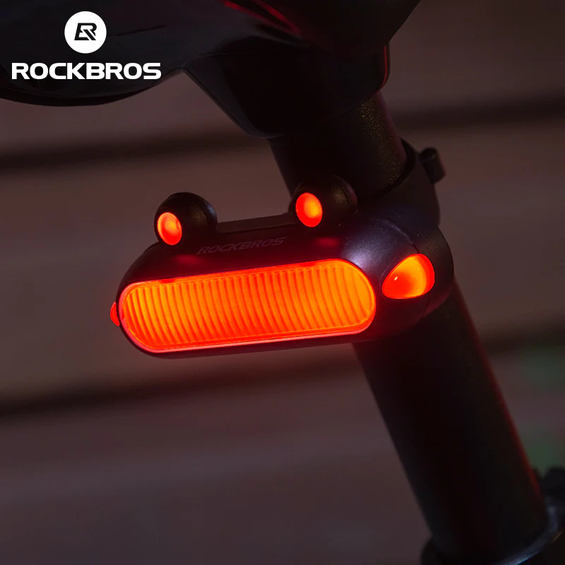 Frog Tail Light USB 6 Modes Brake Light - Image 5