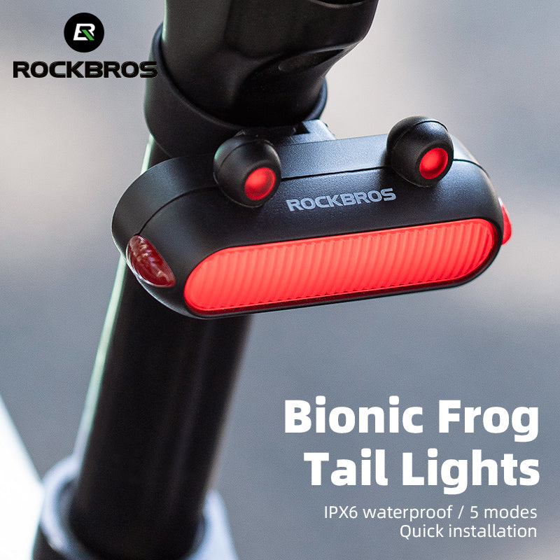 Frog Tail Light USB 6 Modes Brake Light - Image 8