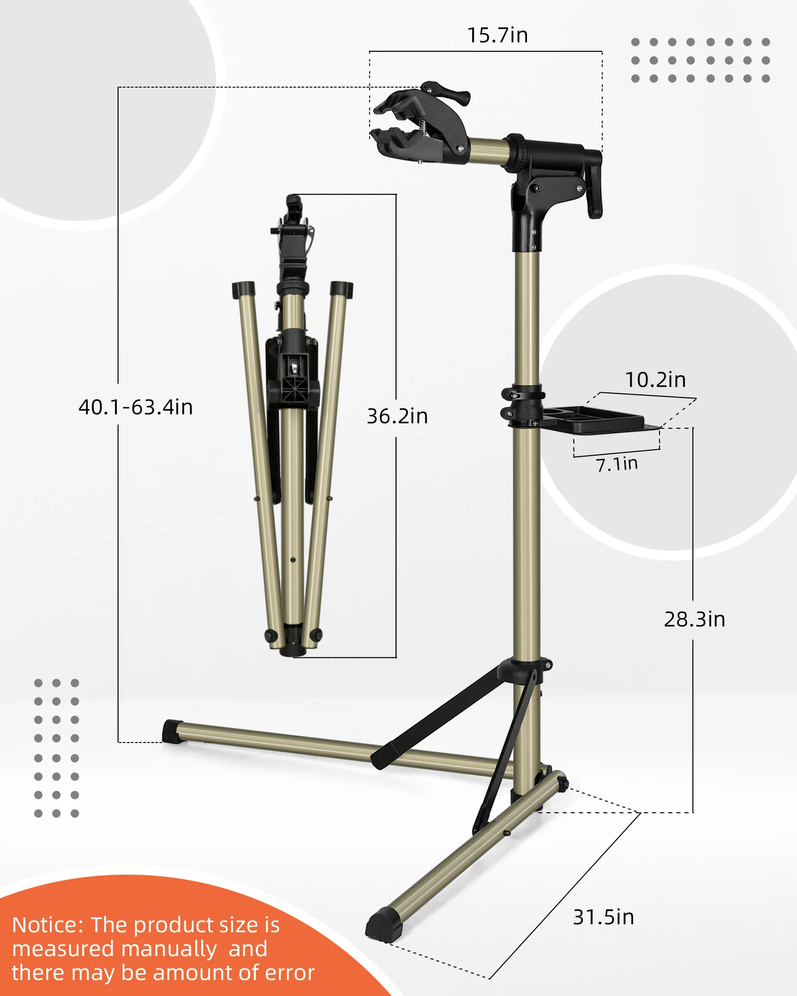 Heavy-Duty Home Mechanic Repair Stand (65 Lbs Capacity) - Image 4