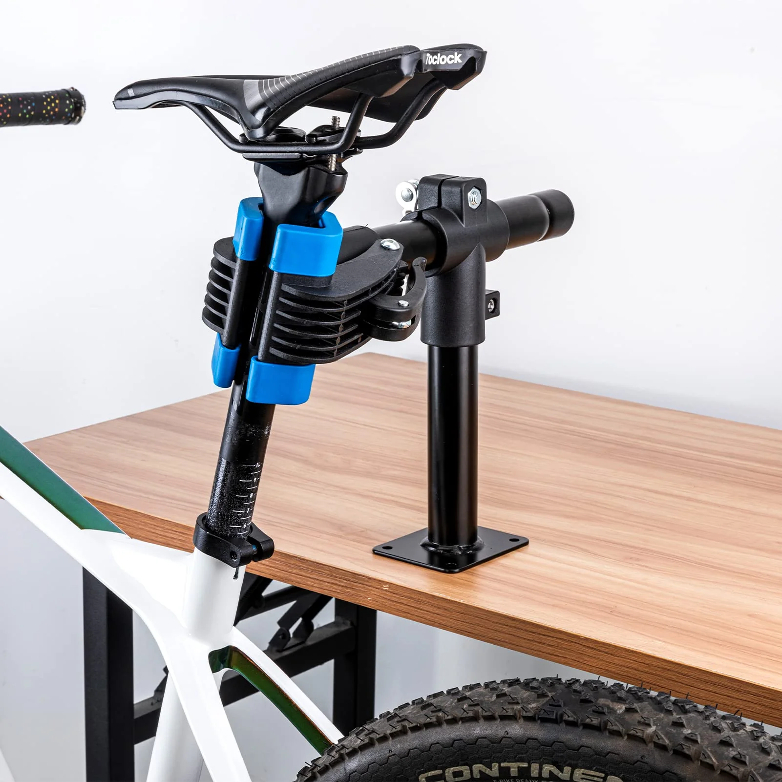 Bench Mount Bike Repair Stand with Secure Clamp - Image 5