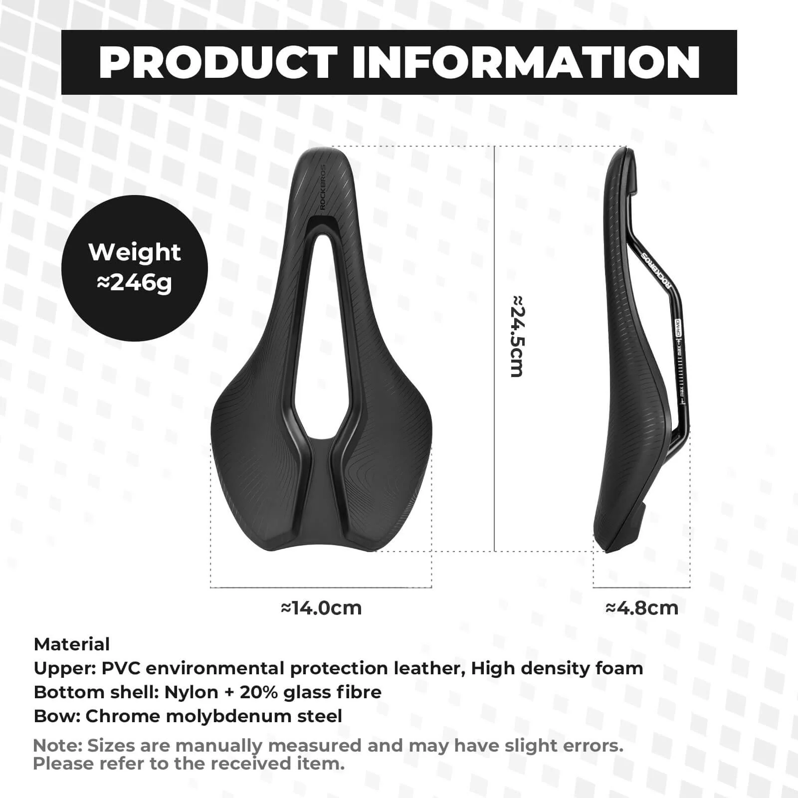 ROCKBROS Bike Saddle Comfortable - Image 2