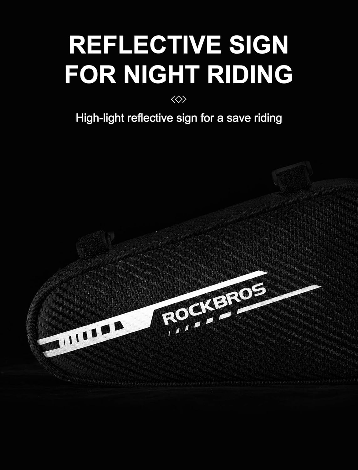 ROCKBROS Bike Triangle Bag Storage Bag Bicycle Frame Pouch Bag - Image 18