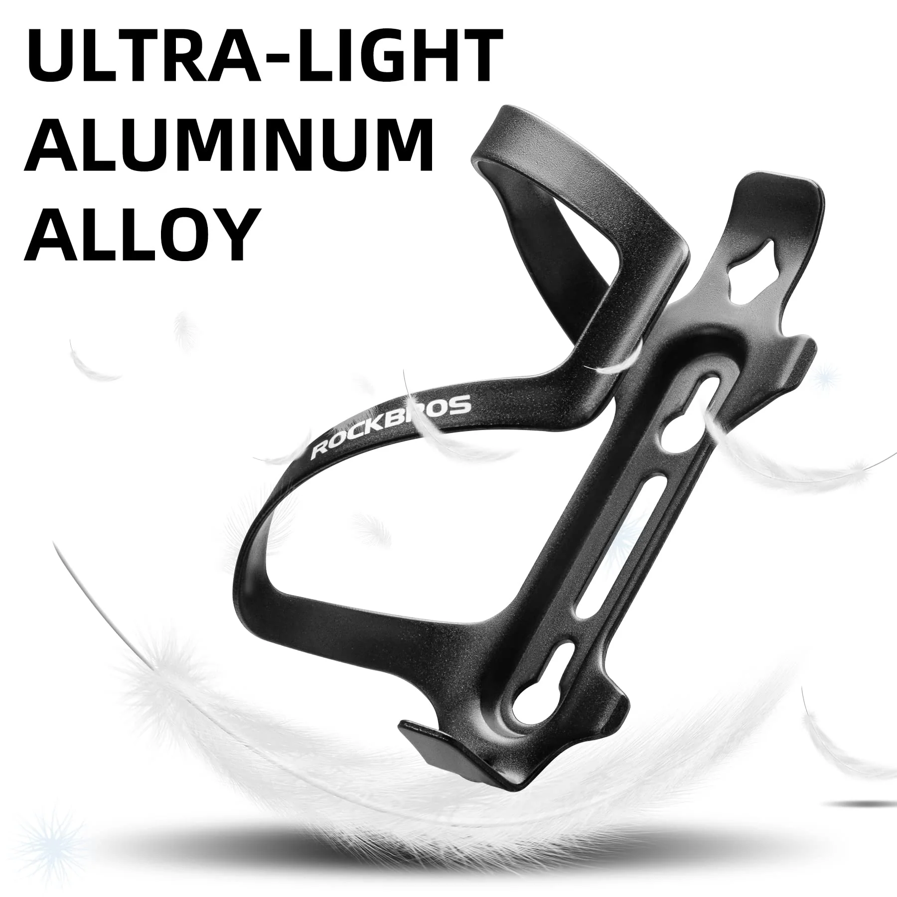 ROCKBROS Bike Water Bottle Holder Alloy Aluminum Bicycle Cage for Road and Mountain Bikes - Image 3